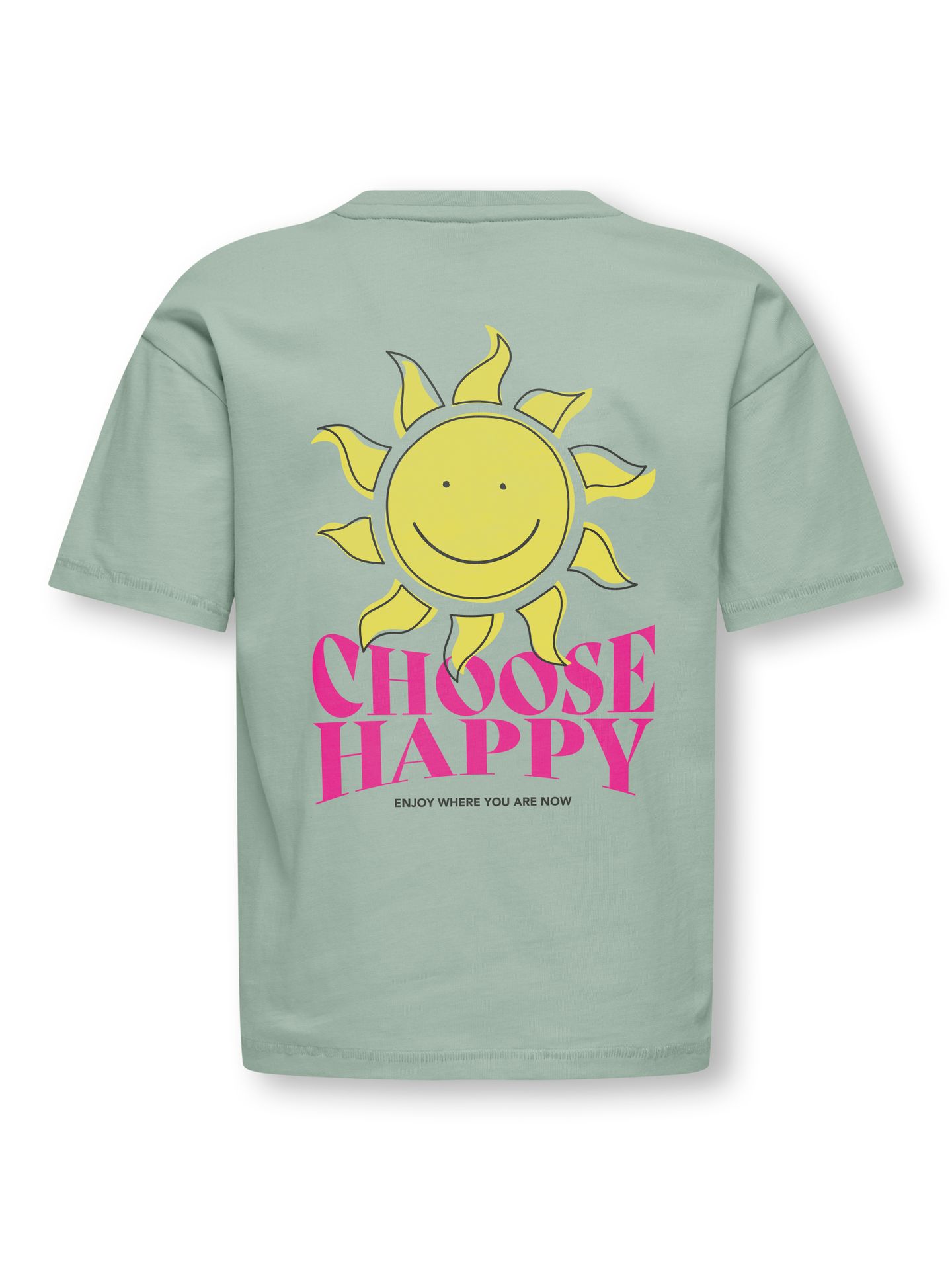 Only KOGMANJA LIFE S/S PRINT TOP JRS Aqua Foam/Happy 2900164307022