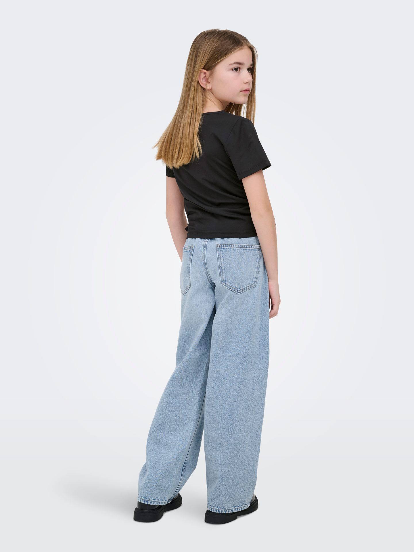 Only KOGEA S/S RUCHING TOP VD JRS Black 2900164311036