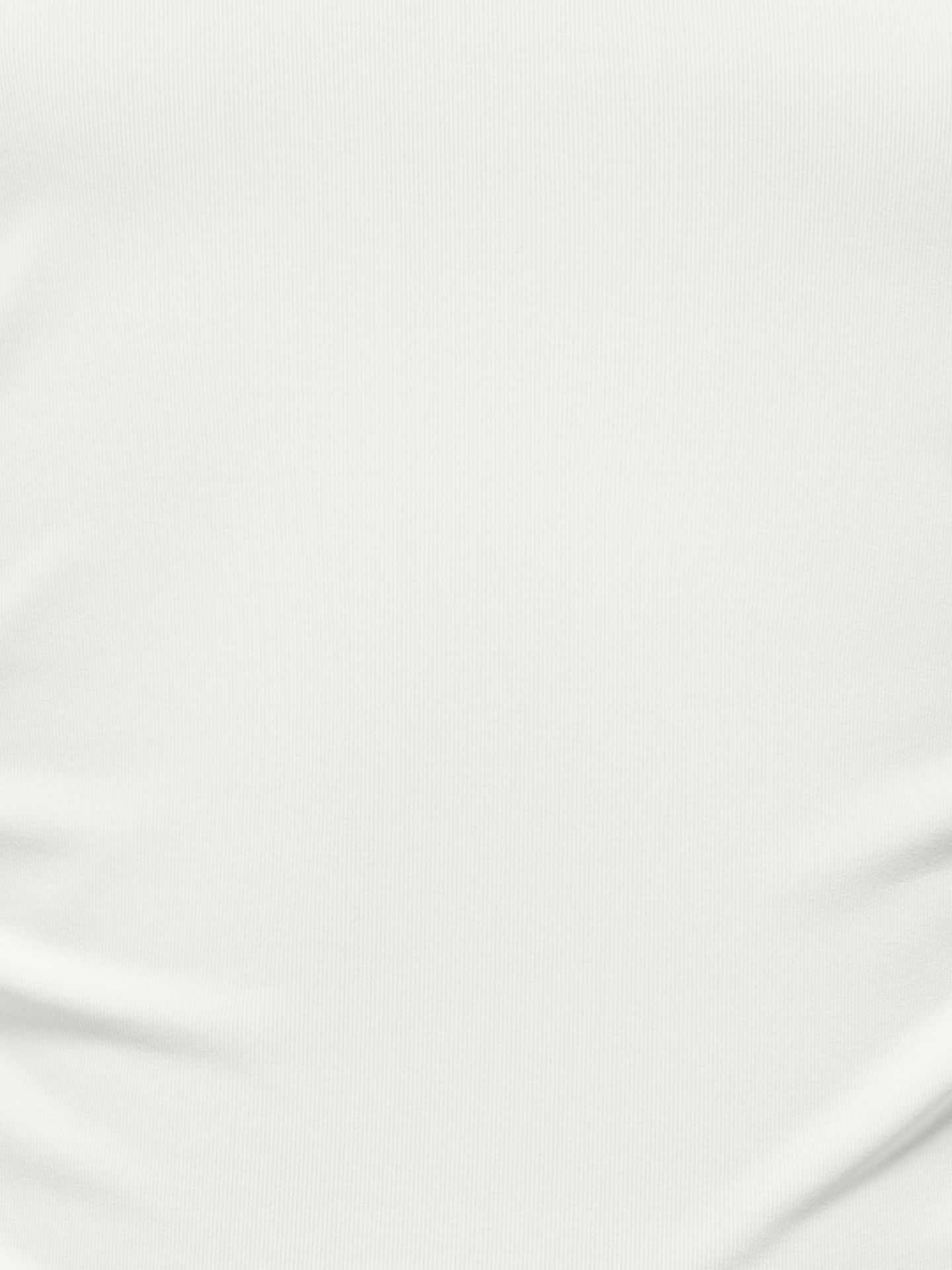 Only KOGEA S/S RUCHING TOP VD JRS Cloud Dancer 2900164312026