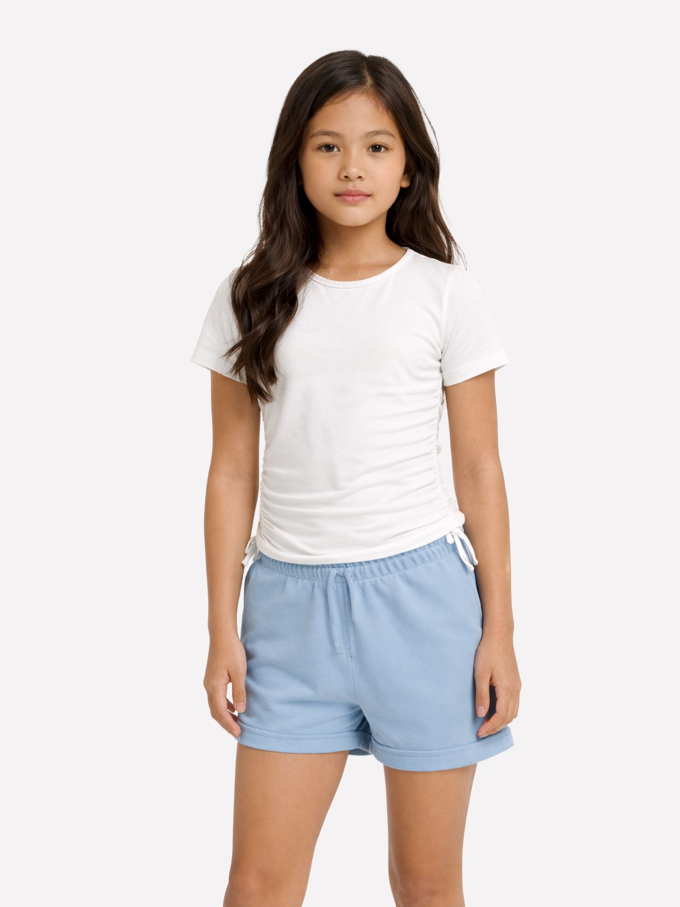 Only KOGEA S/S RUCHING TOP VD JRS Cloud Dancer 00117284-EKA26011400000019