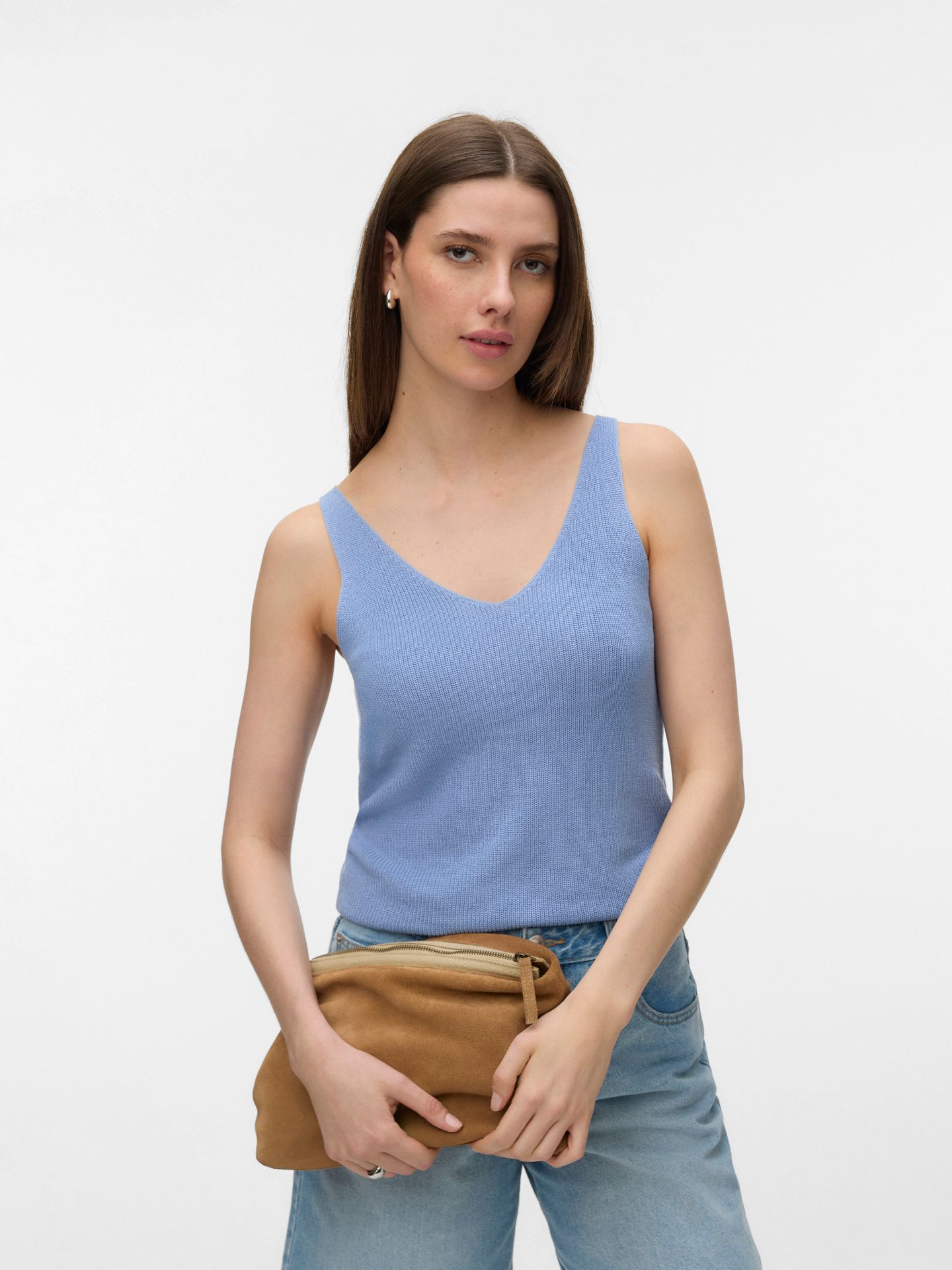Vero Moda VMNEWLEX SUN SL TOP GA  NOOS Brunnera Blue 2900164313023