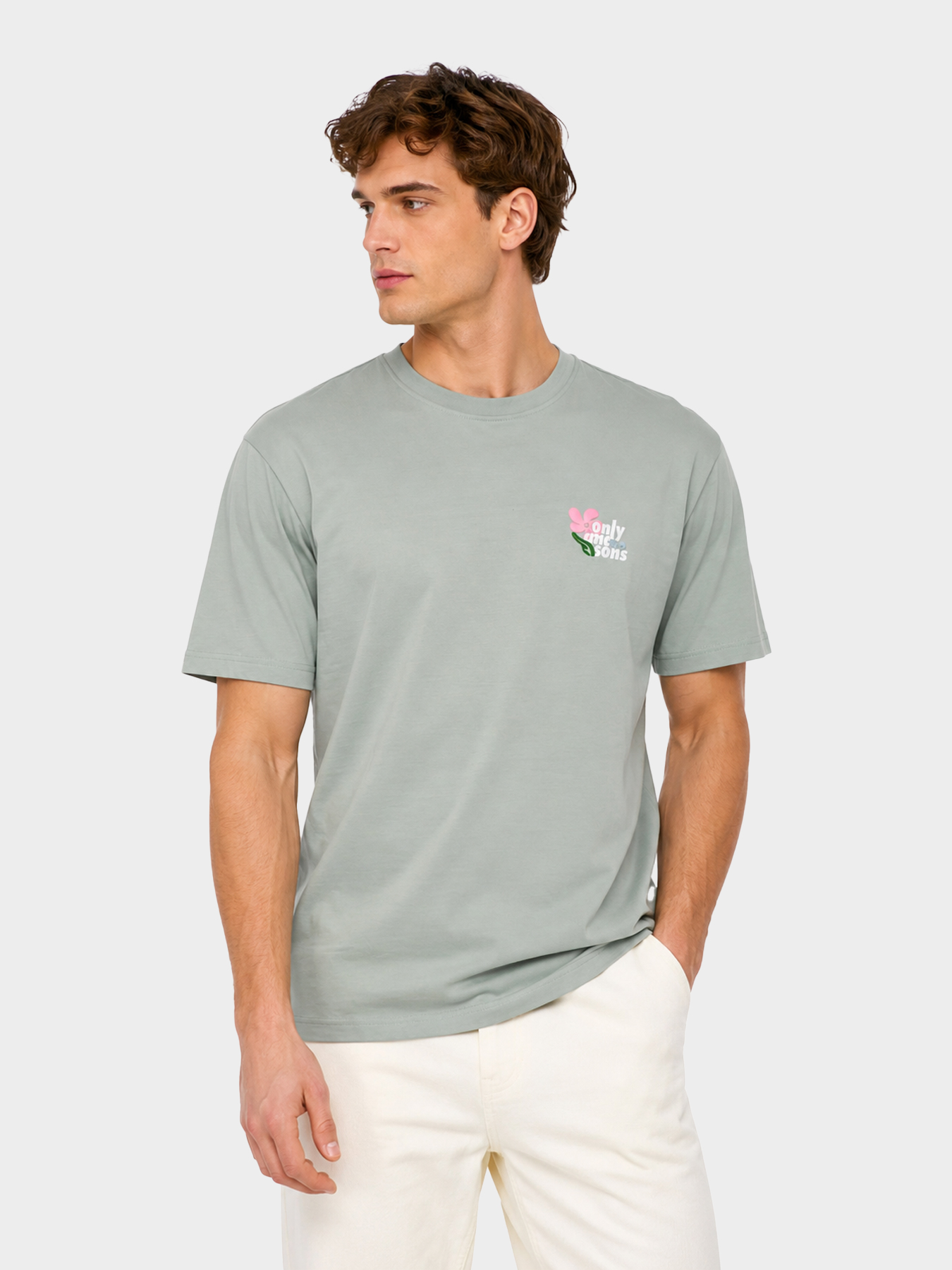 ONSFLEURI LIFE FLOWER RLX SS TEE | Only & Sons | Jeansinn.nl