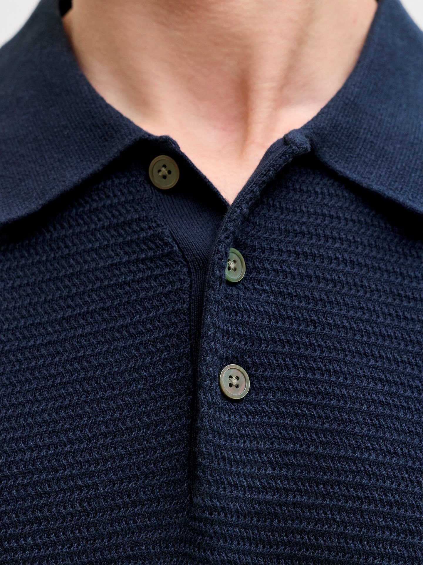 Jack & Jones JPRBLURILEY KNIT POLO SS SN Sky Captain 2900164328041