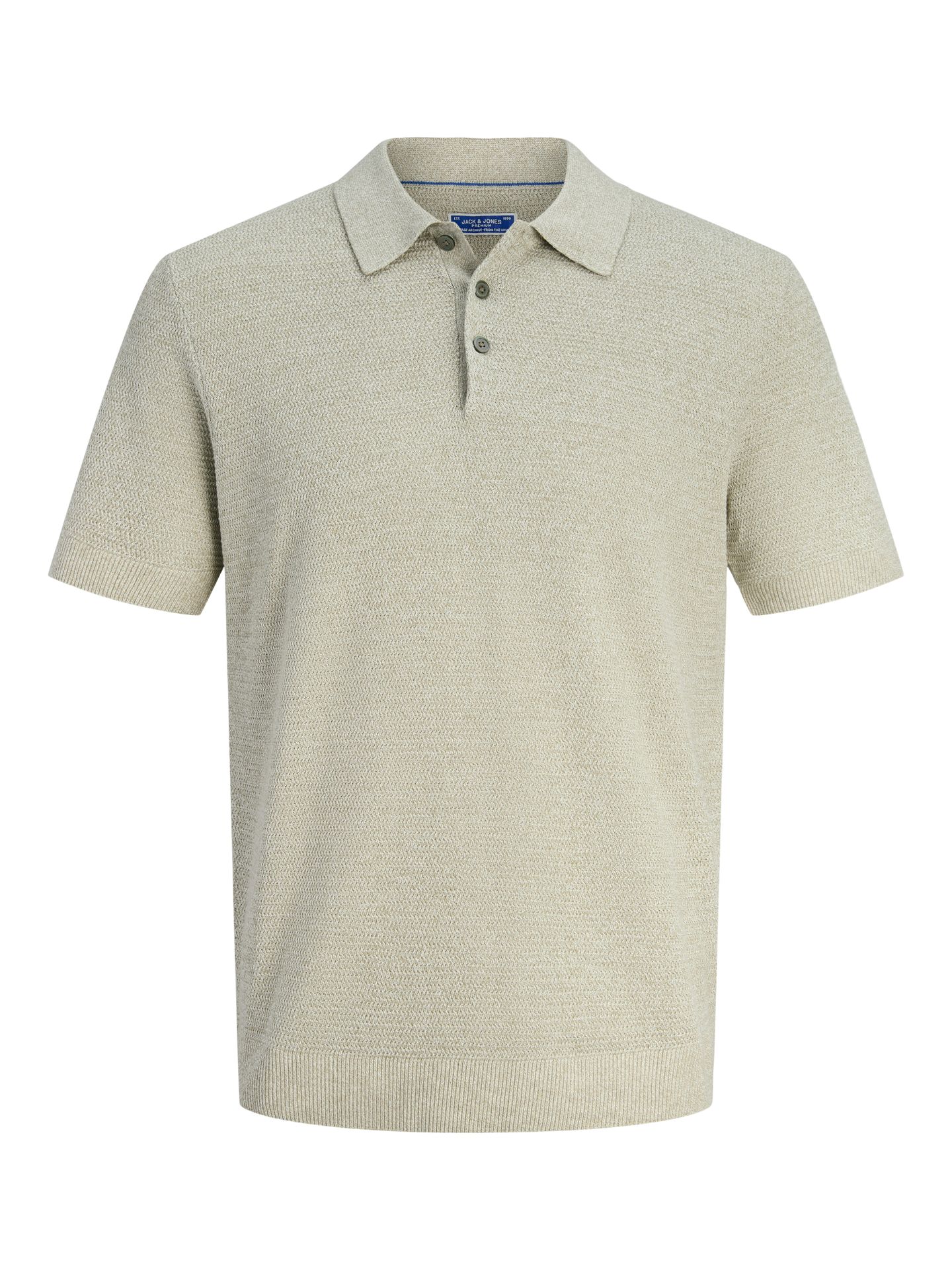 Jack & Jones JPRBLURILEY KNIT POLO SS SN Mermaid/twist 2900164327051