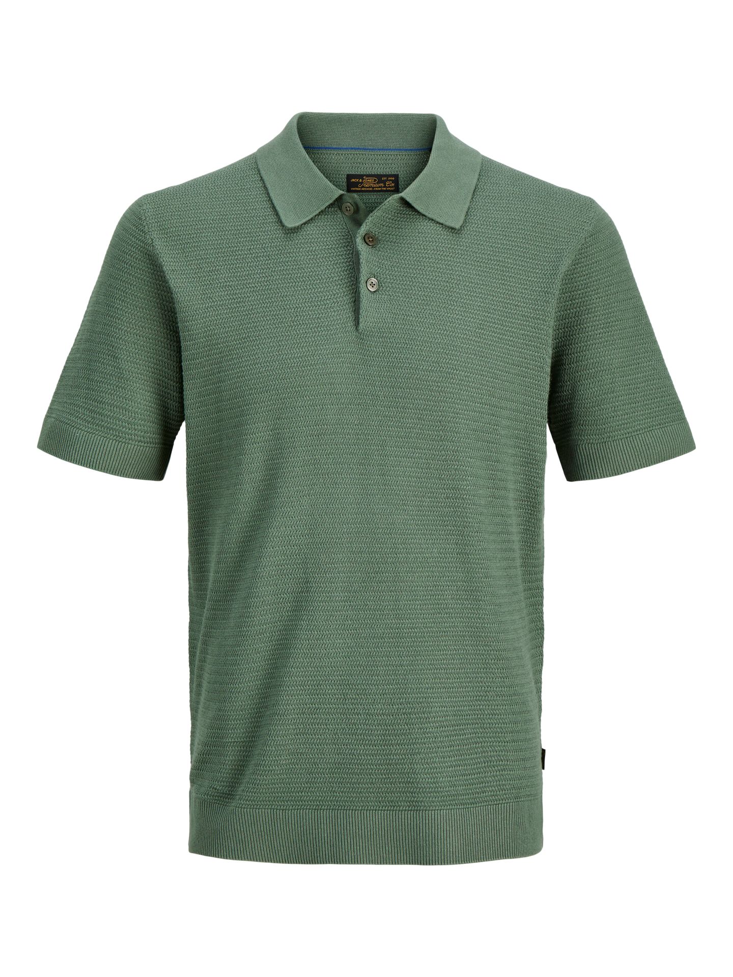 Jack & Jones JPRBLURILEY KNIT POLO SS SN Laurel Wreath 00117288-EKA26011400003446