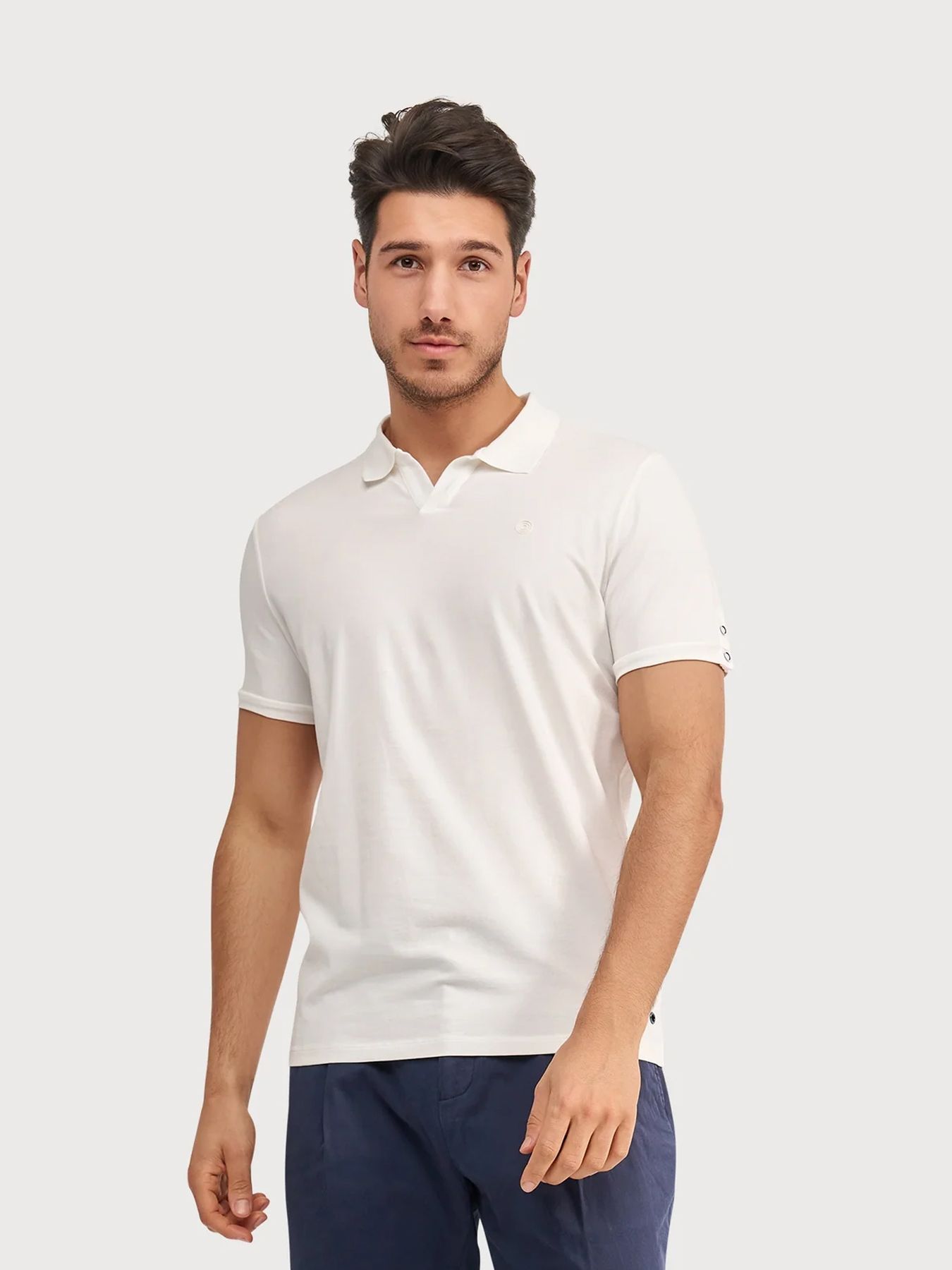 Blue Industry Kbis26-M38 Polo off white 00117292-W2