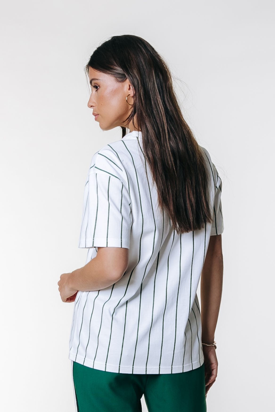 Colourful Rebel Baseball Striped Loosefit Tee 118 standard white 2900164370033