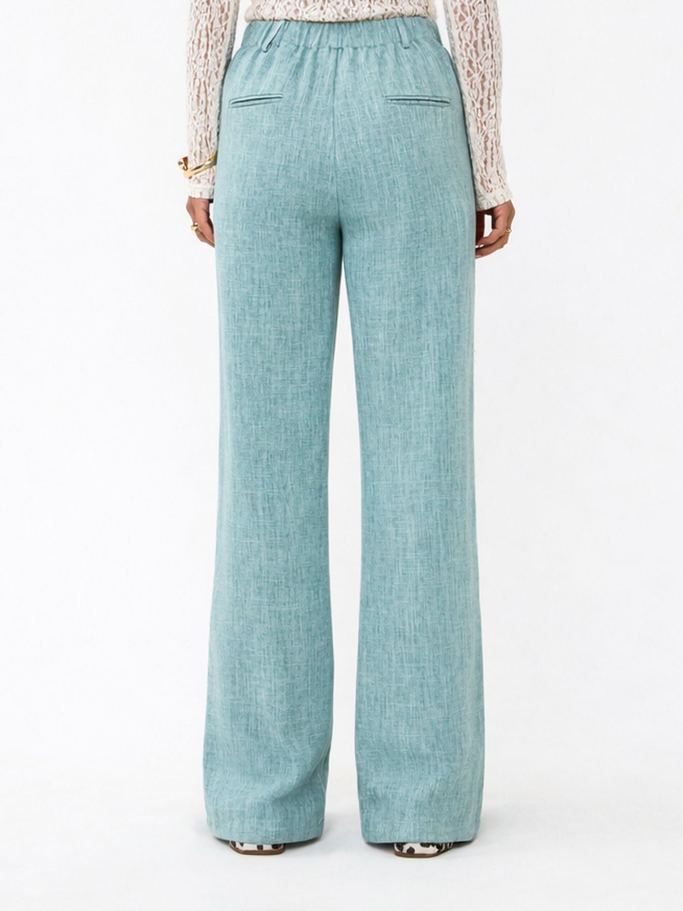 Ydence Pants Leona Turquoise Melange 2900164375069