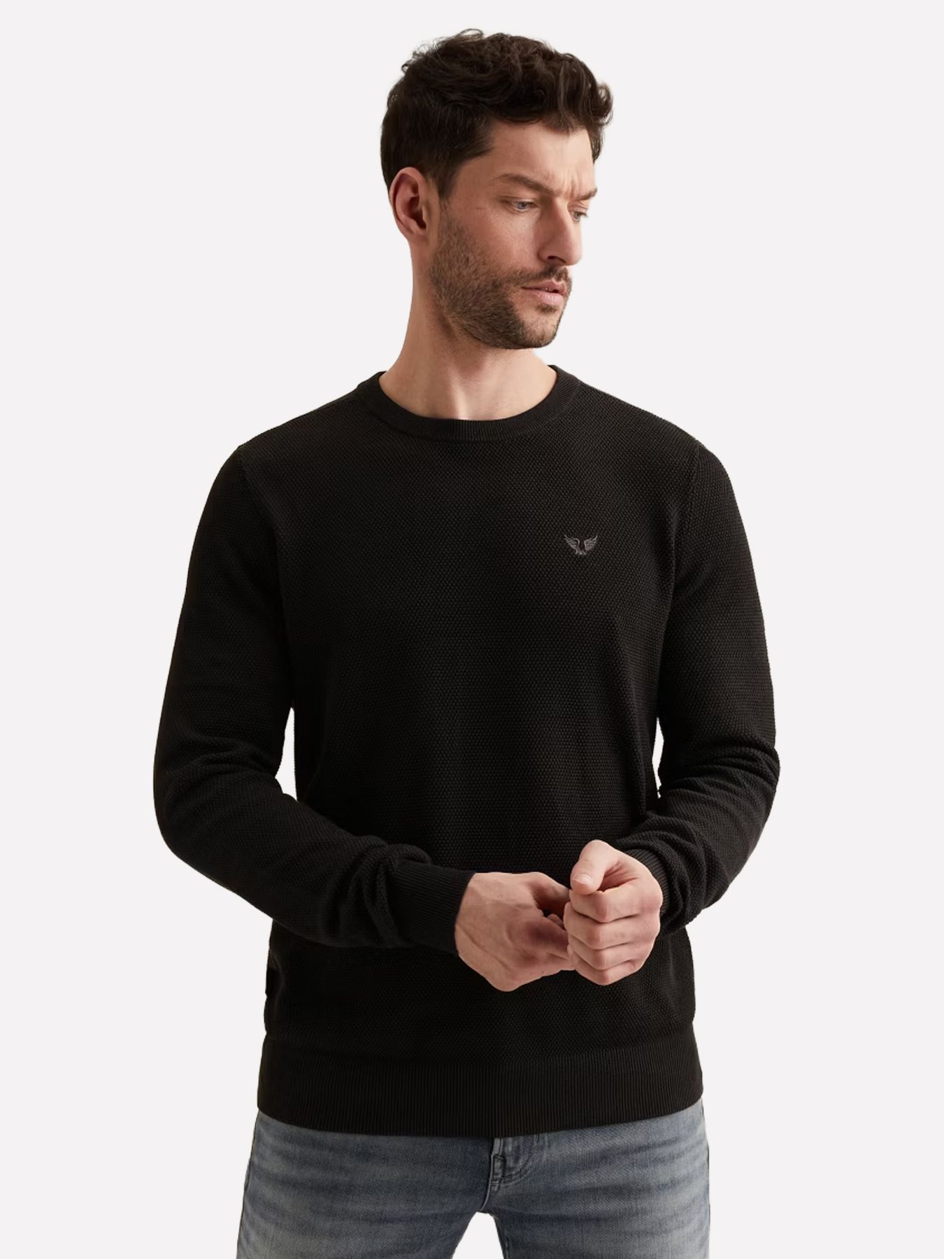 Pme Legend R-neck cotton modal Black 00117340-999