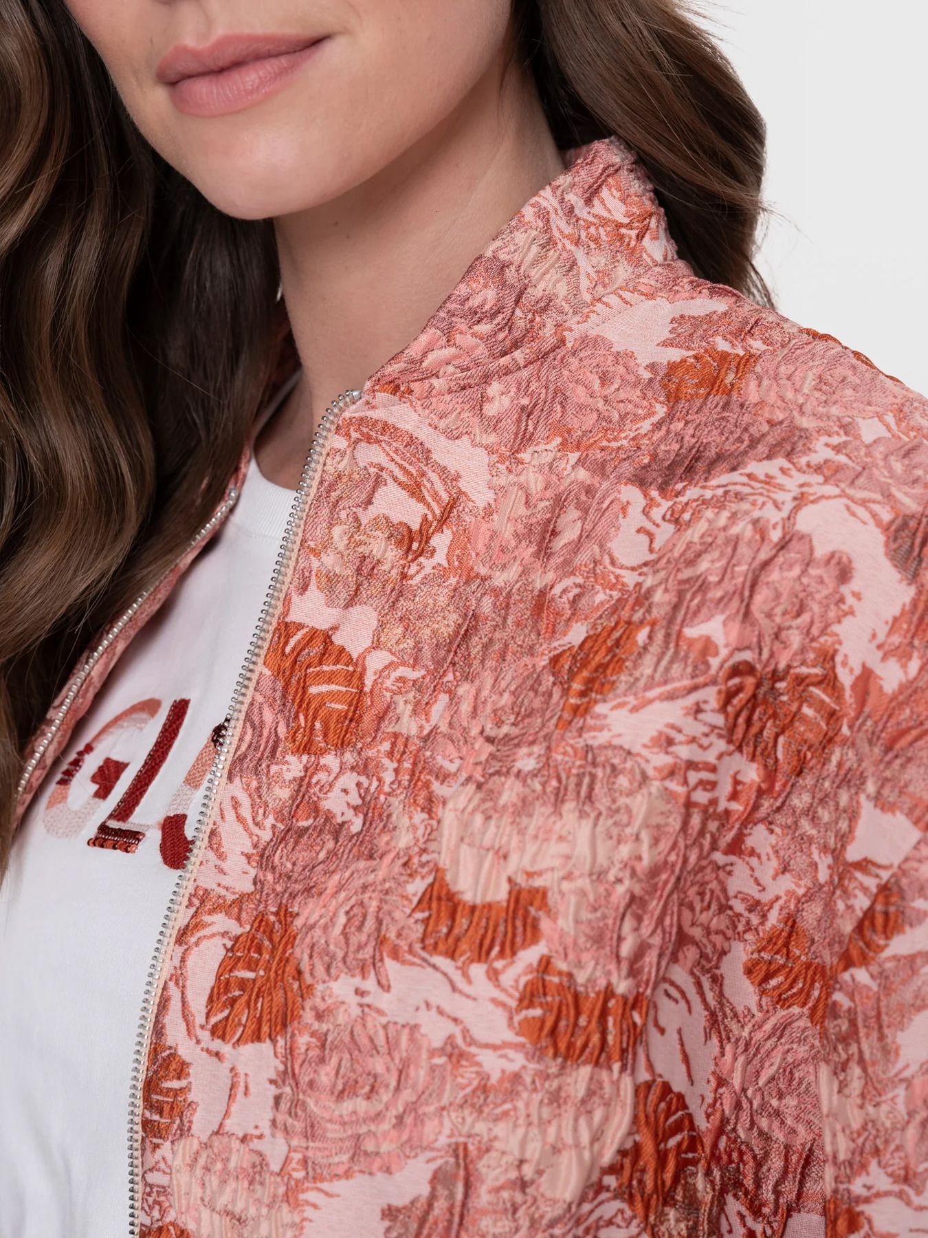 Geisha Bomber jacquard 420 pink combi 2900164520063