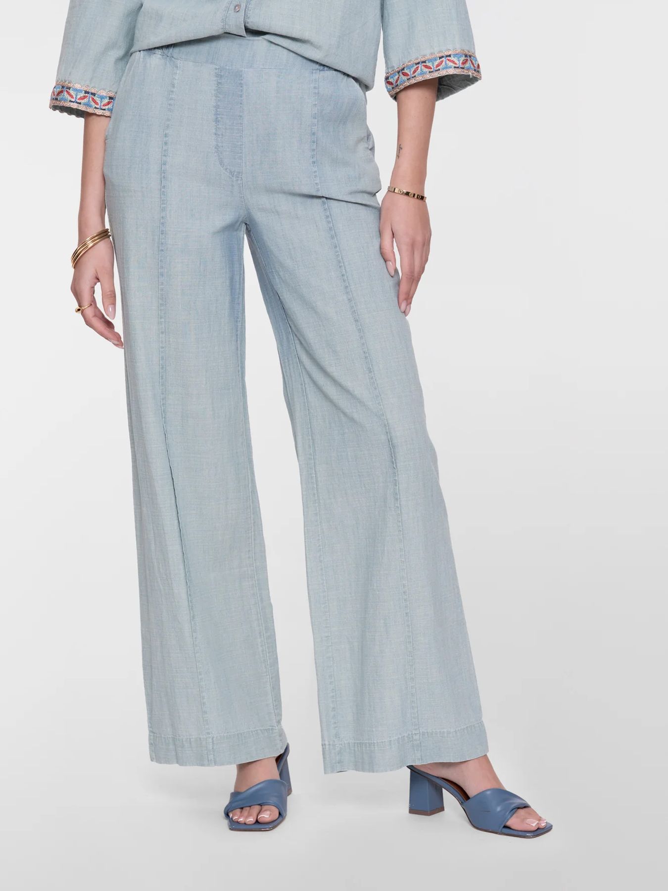 Geisha Pants chambray 635 jeansblue 2900164521046