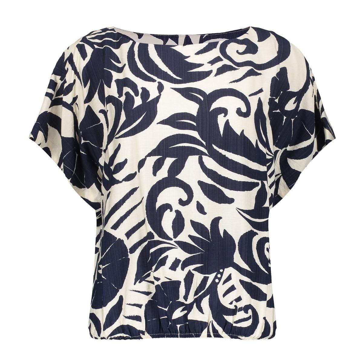 Geisha Top flower bi-color 675 navy/off-white 00117411-EKA26013800000094