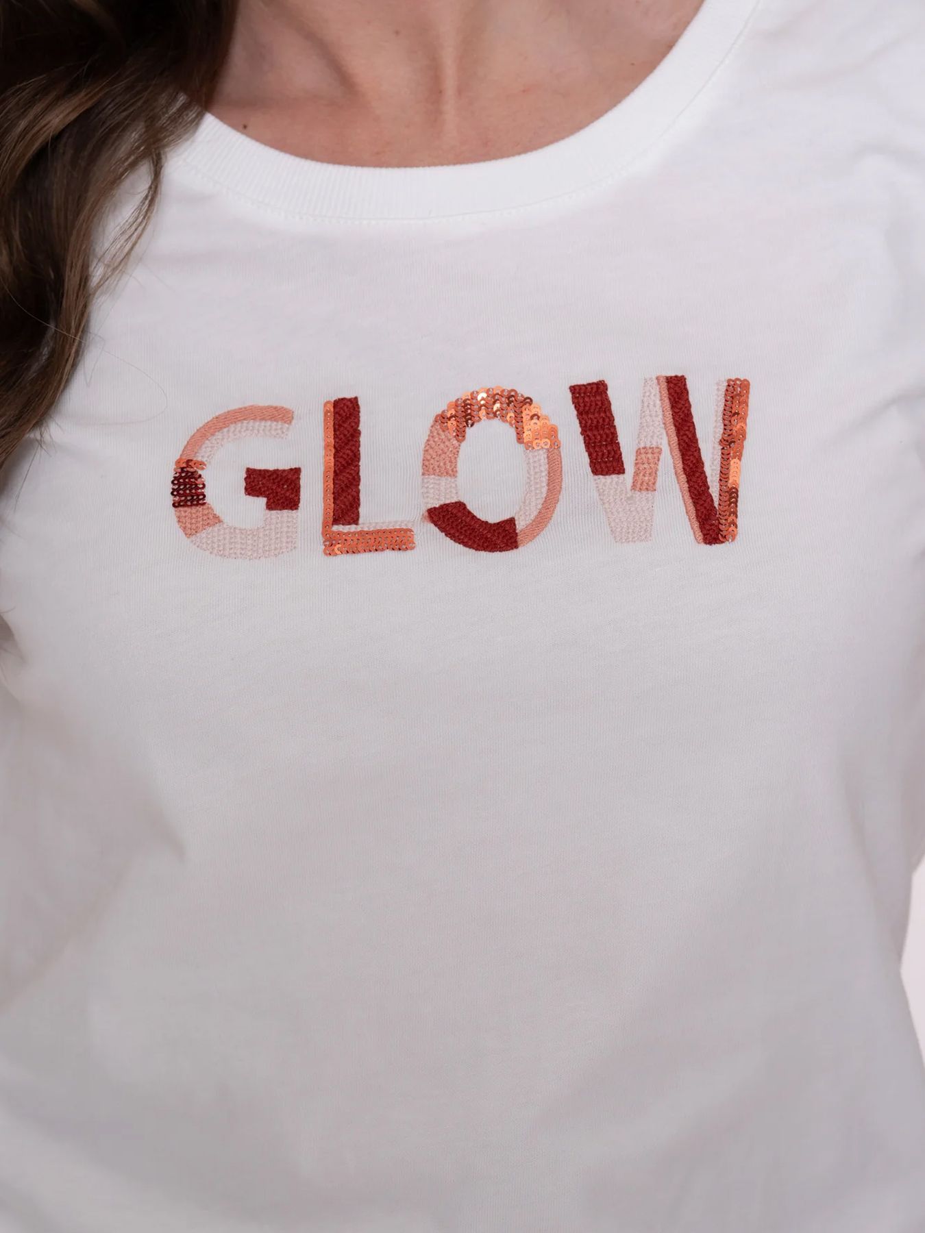 Geisha T-shirt glow 10 off-white/light pink 2900164524047