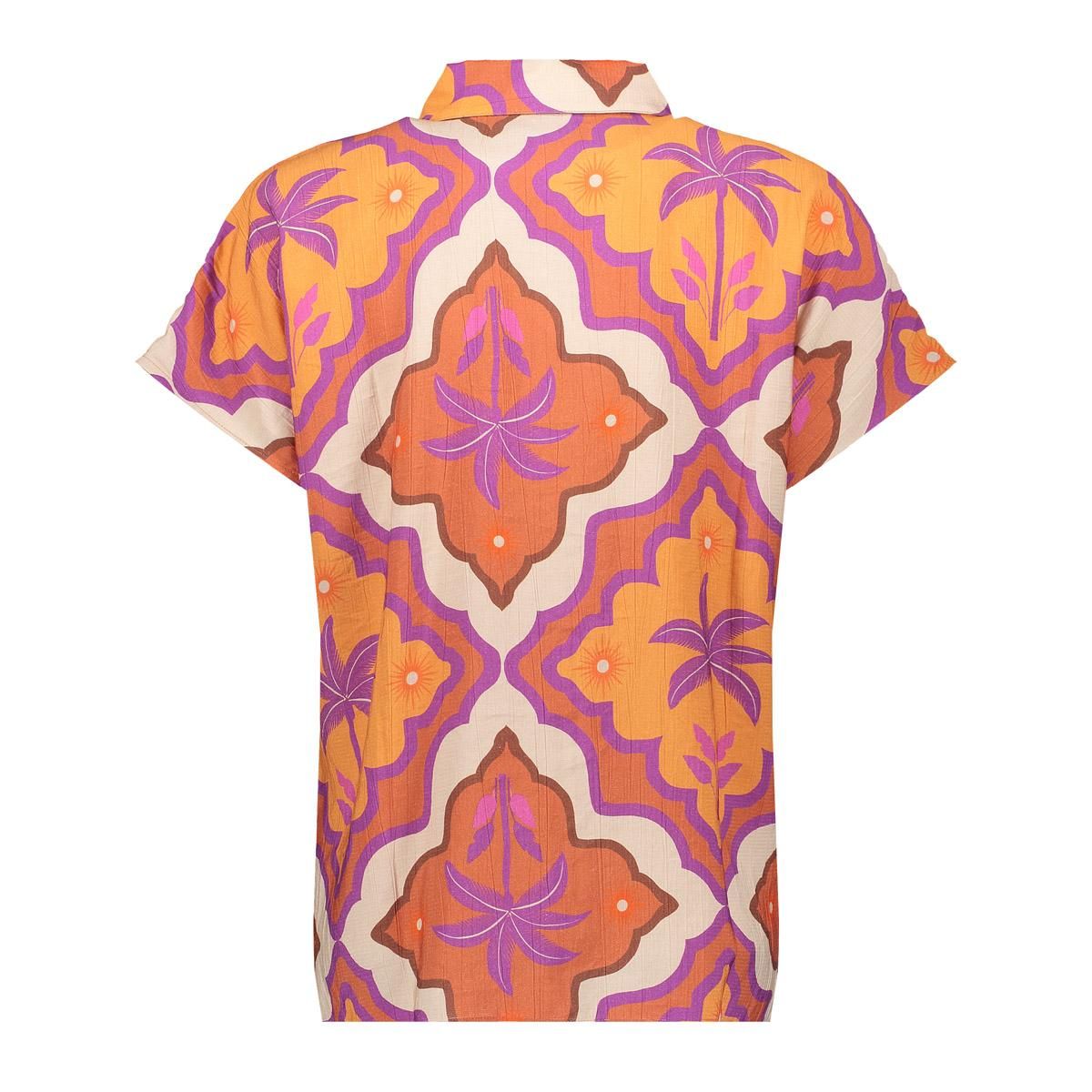 Geisha blouse 718 ecru/mango/purple 2900164526041