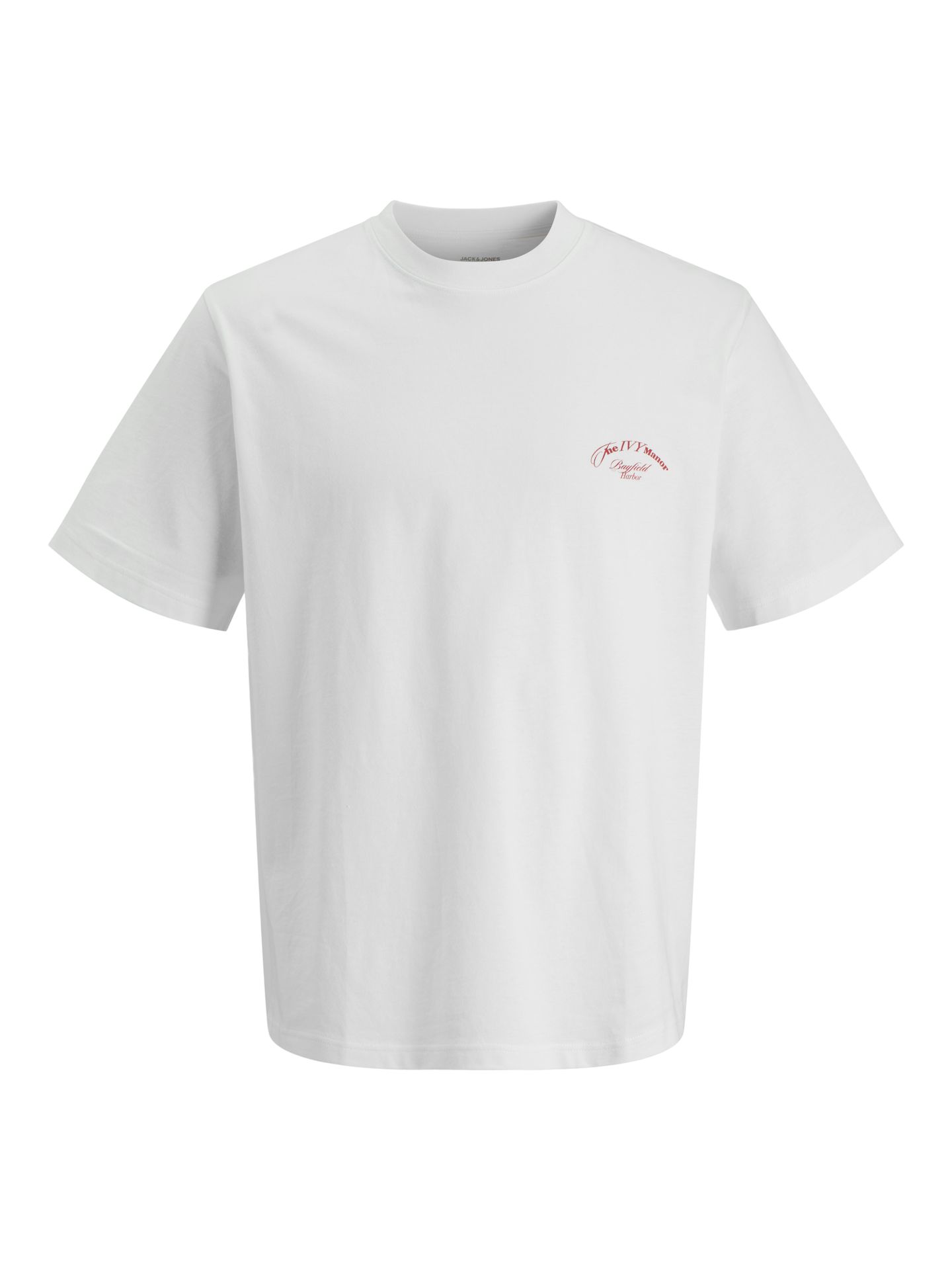 Jack & Jones JORMONTAUK PHOTO BACK TEE SS CN JNR Bright White 00117537-EKA26011400001494