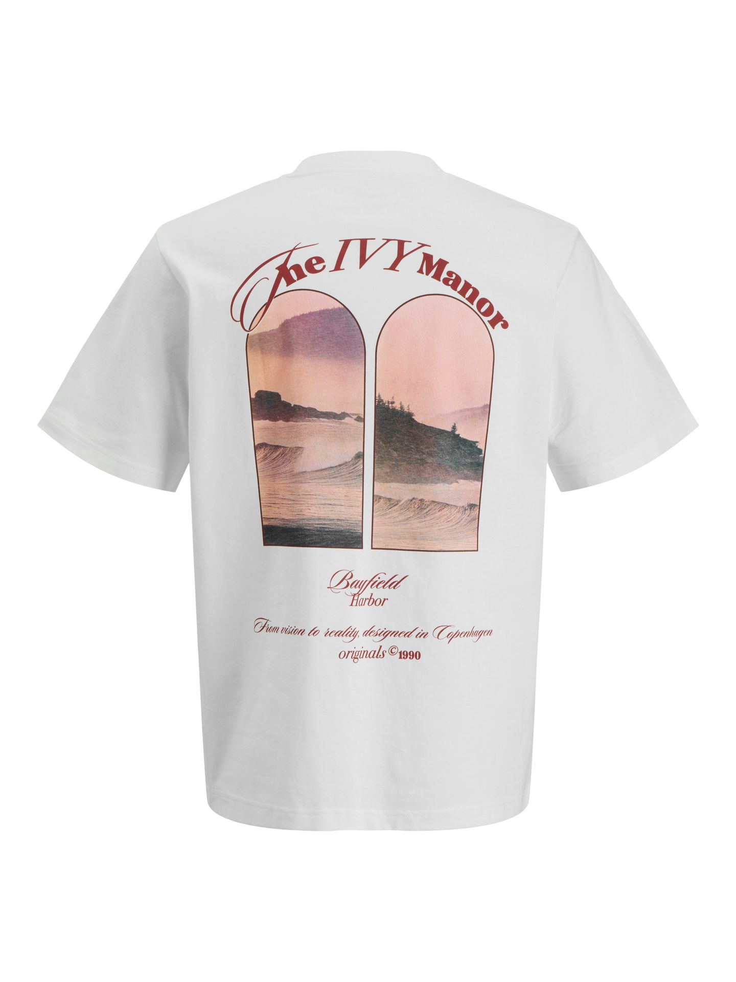 Jack & Jones JORMONTAUK PHOTO BACK TEE SS CN JNR Bright White 2900164785042