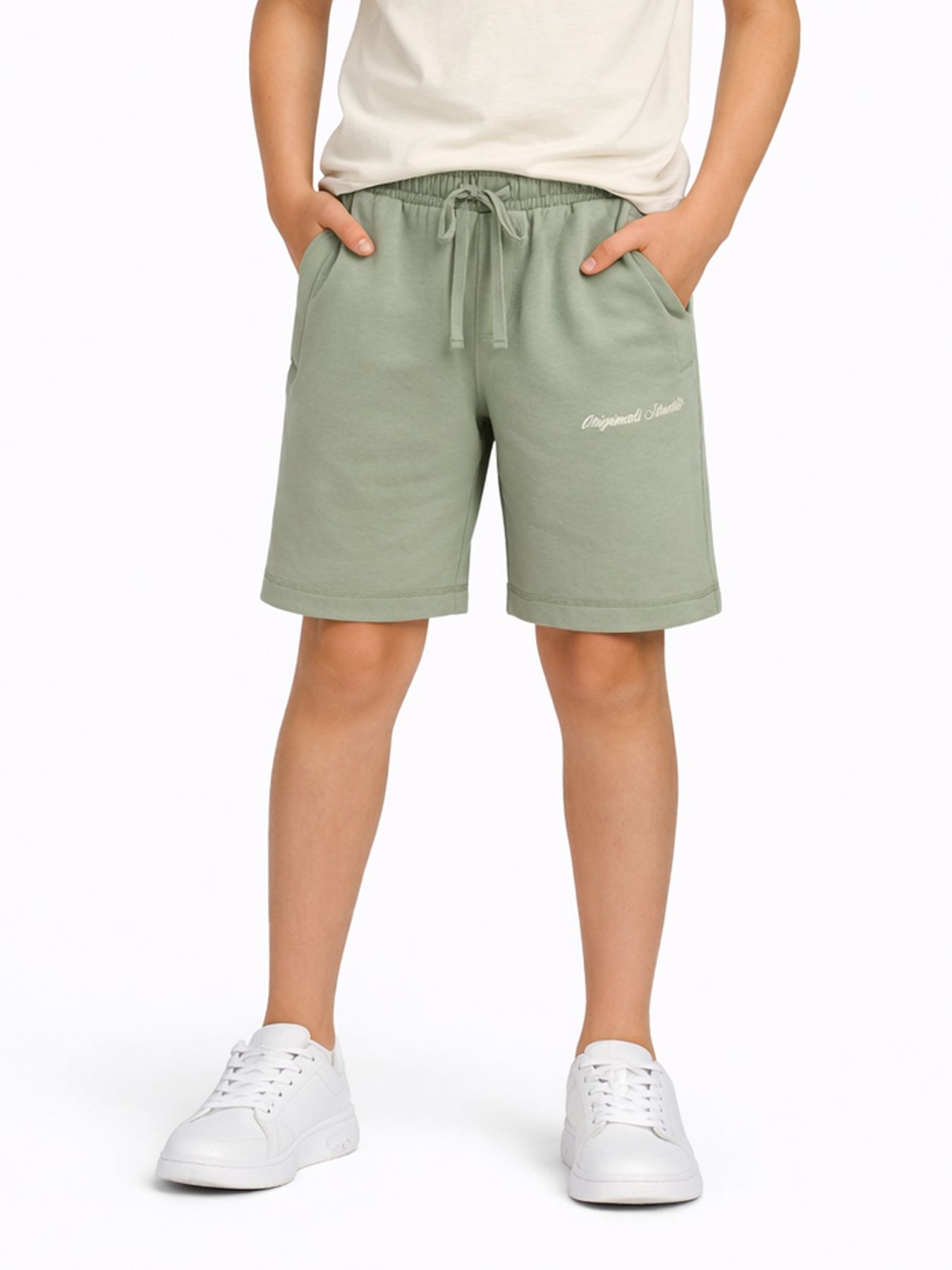 Jack & Jones JPSTKARL NORREBRO SWEAT SHORTS JNR Seagrass 00117664-EKA26011400003231