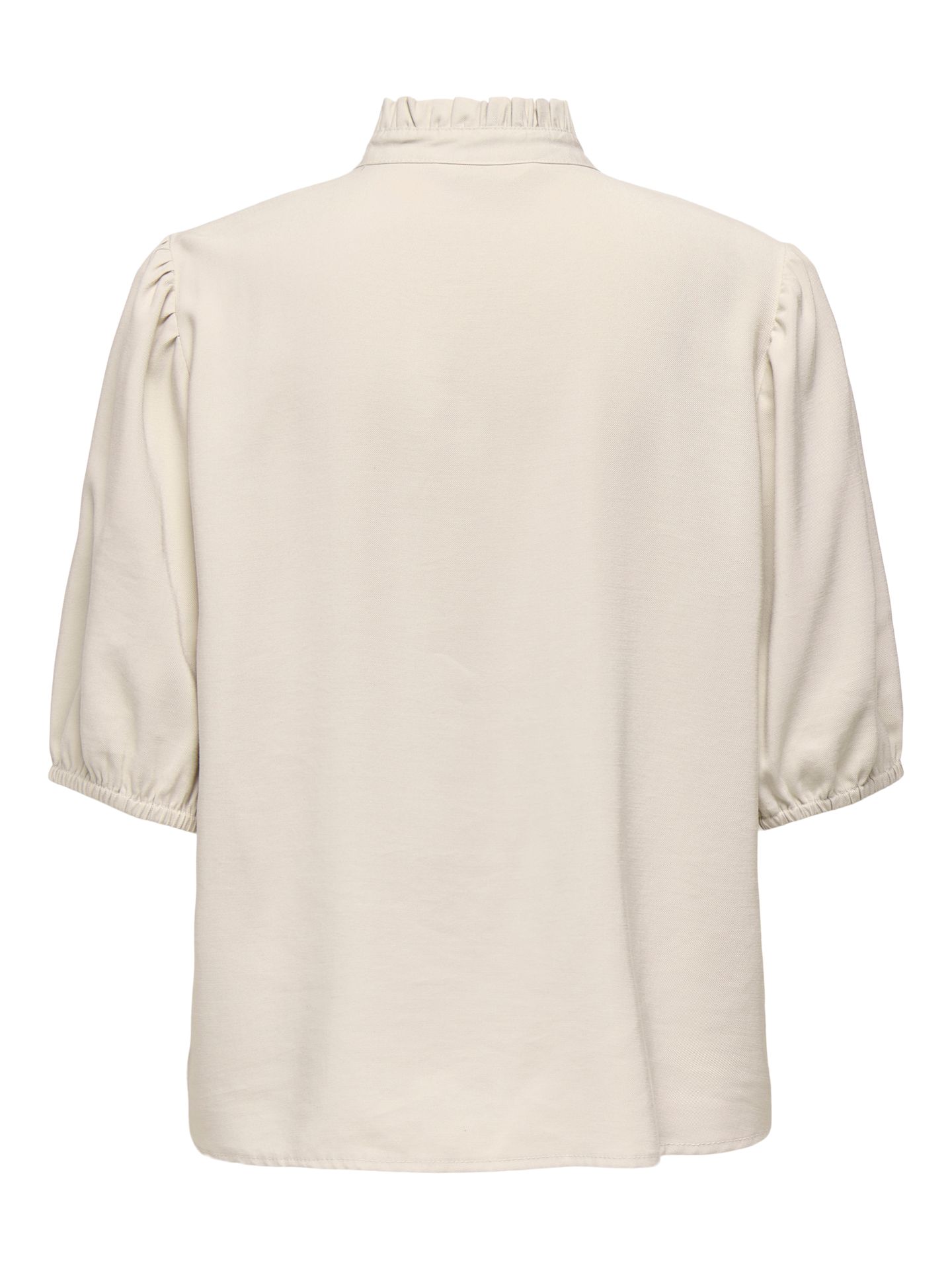 Only ONLARIS  LIFE 2/4 FRILL SHIRT WVN C Pumice Stone 00117665-EKA26011400000213
