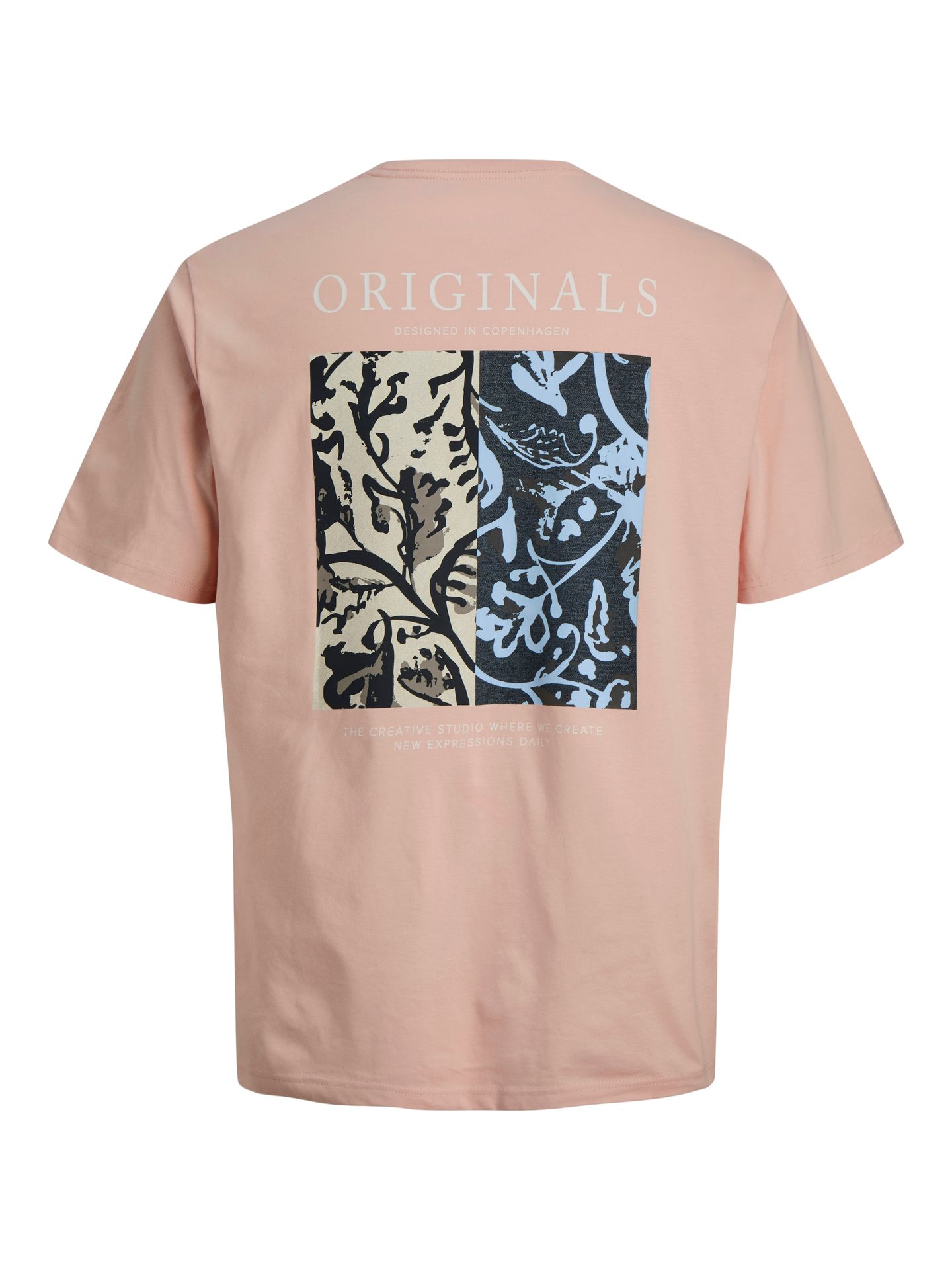 Jack & Jones JORMONTAUK AOP BACK TEE SS CN JNR Peach Melba 2900165088043