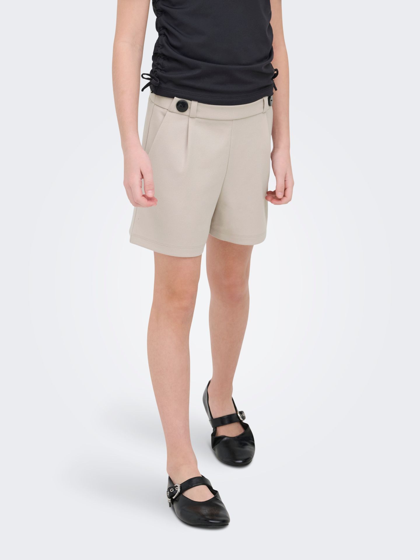 Only KOGGEGGO LIFE BUTTON SHORTS VD JRS Chateau Gray 2900165099049