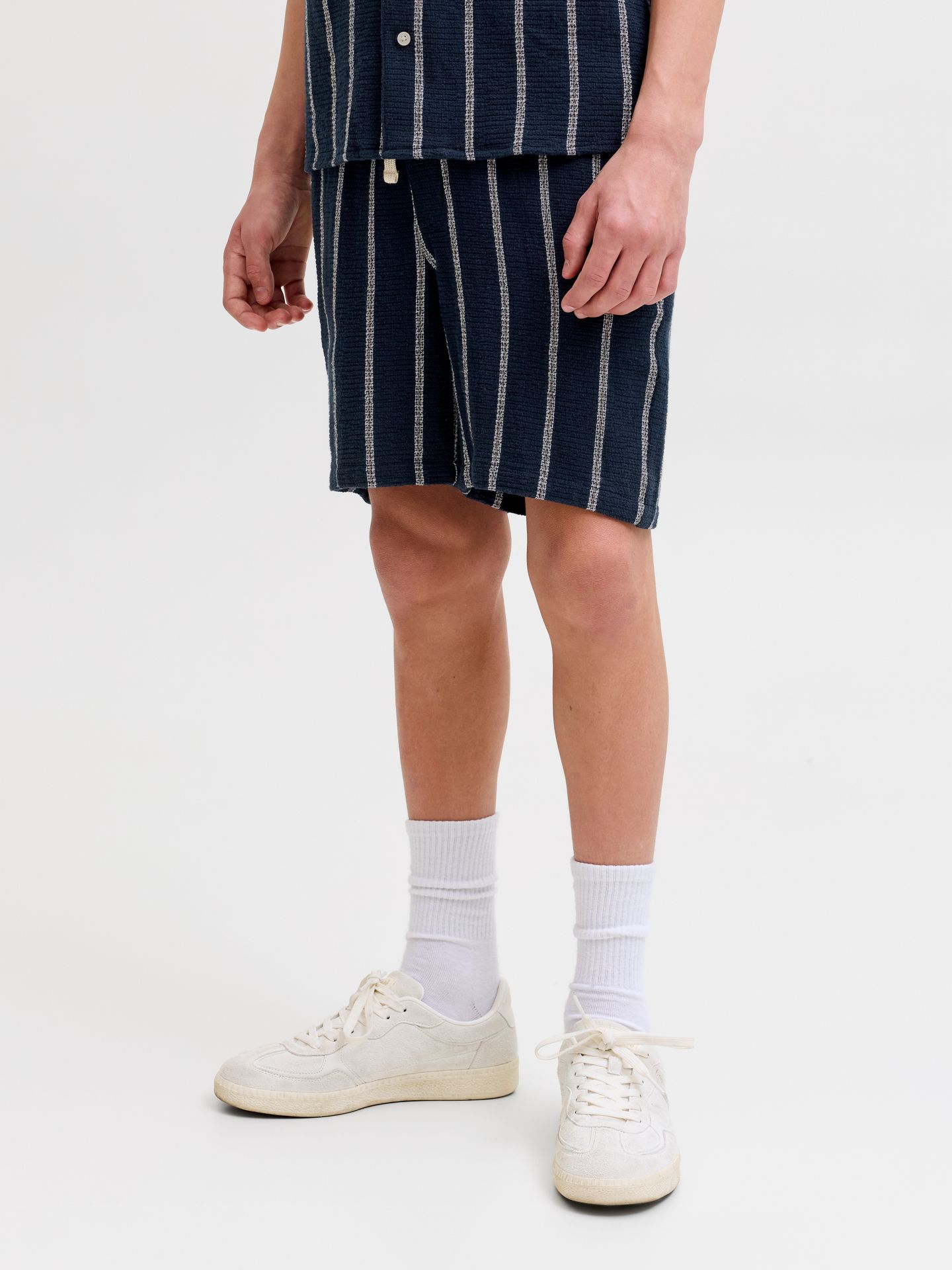 Jack & Jones JPSTJAIDEN COBA STRIPE JOG SHORT M Sky Captain/Stripes 2900165095065