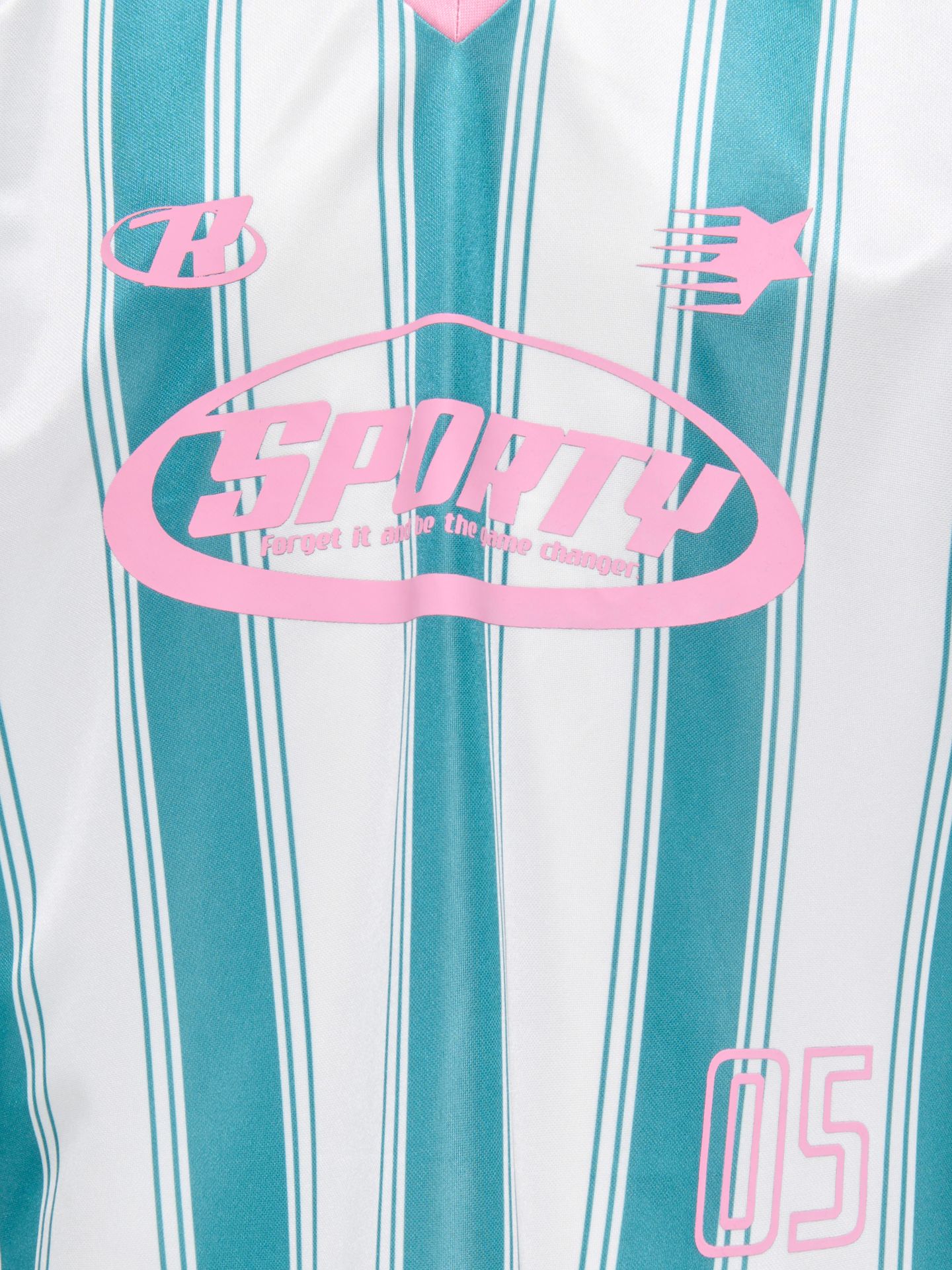 Only KOGLULA S/S V-NECK SPORTY TOP CS JR Bright White/Heart 2900165097038