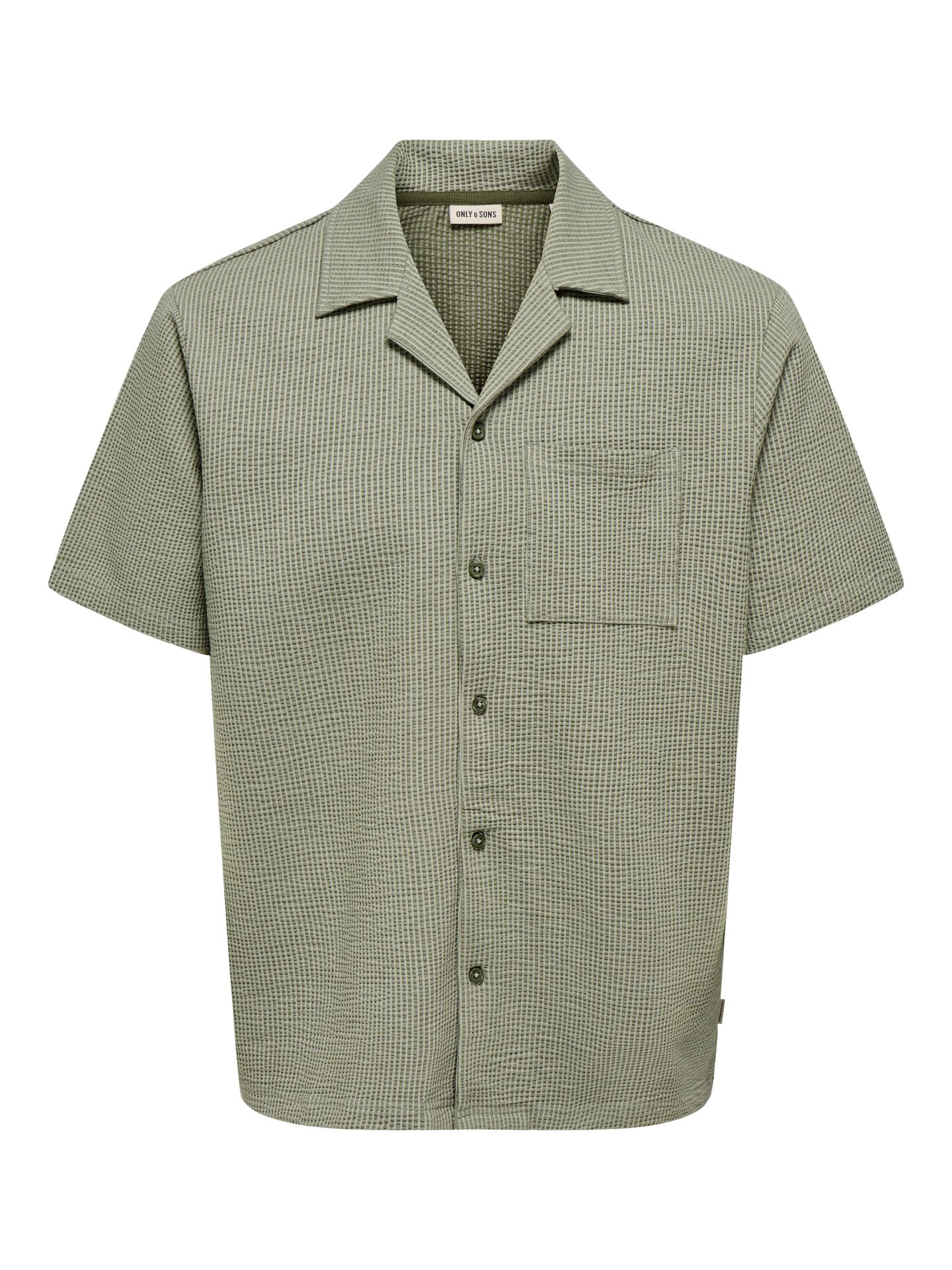 Only & Sons ONSKIAN LIFE SEERSUCKER STRP SS SHI Olive Night/MULTICOLOR BOAT/UMBRELL 00117672-EKA26011400001538