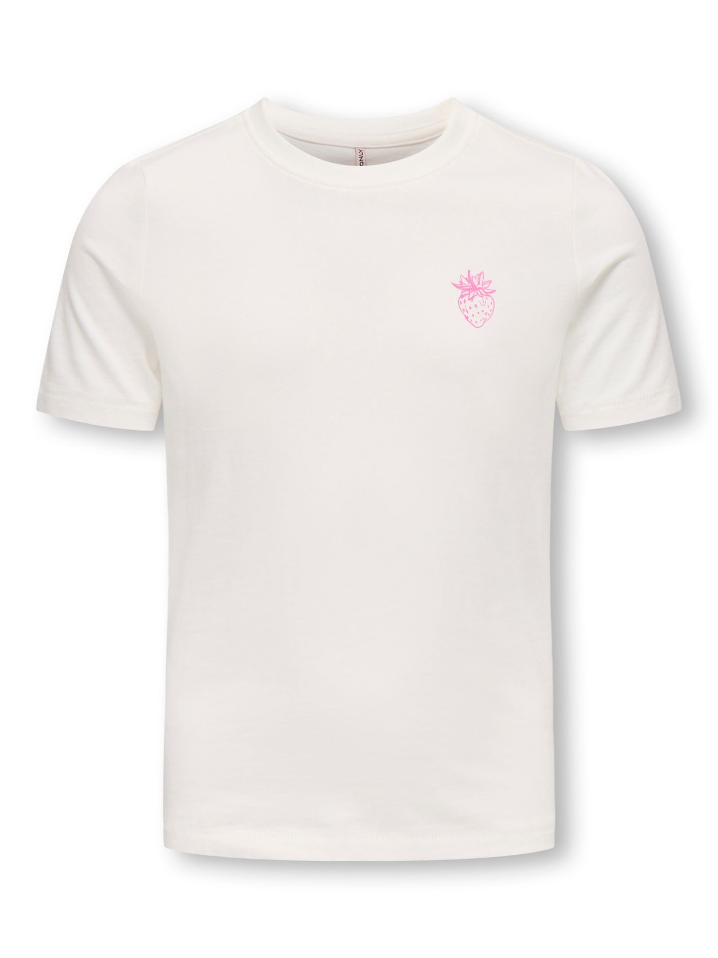 Only KOGBOLETTE LIFE S/S TOP JRS Cloud Dancer/Summer pocket (fuchsia 00117677-EKA26011400002867