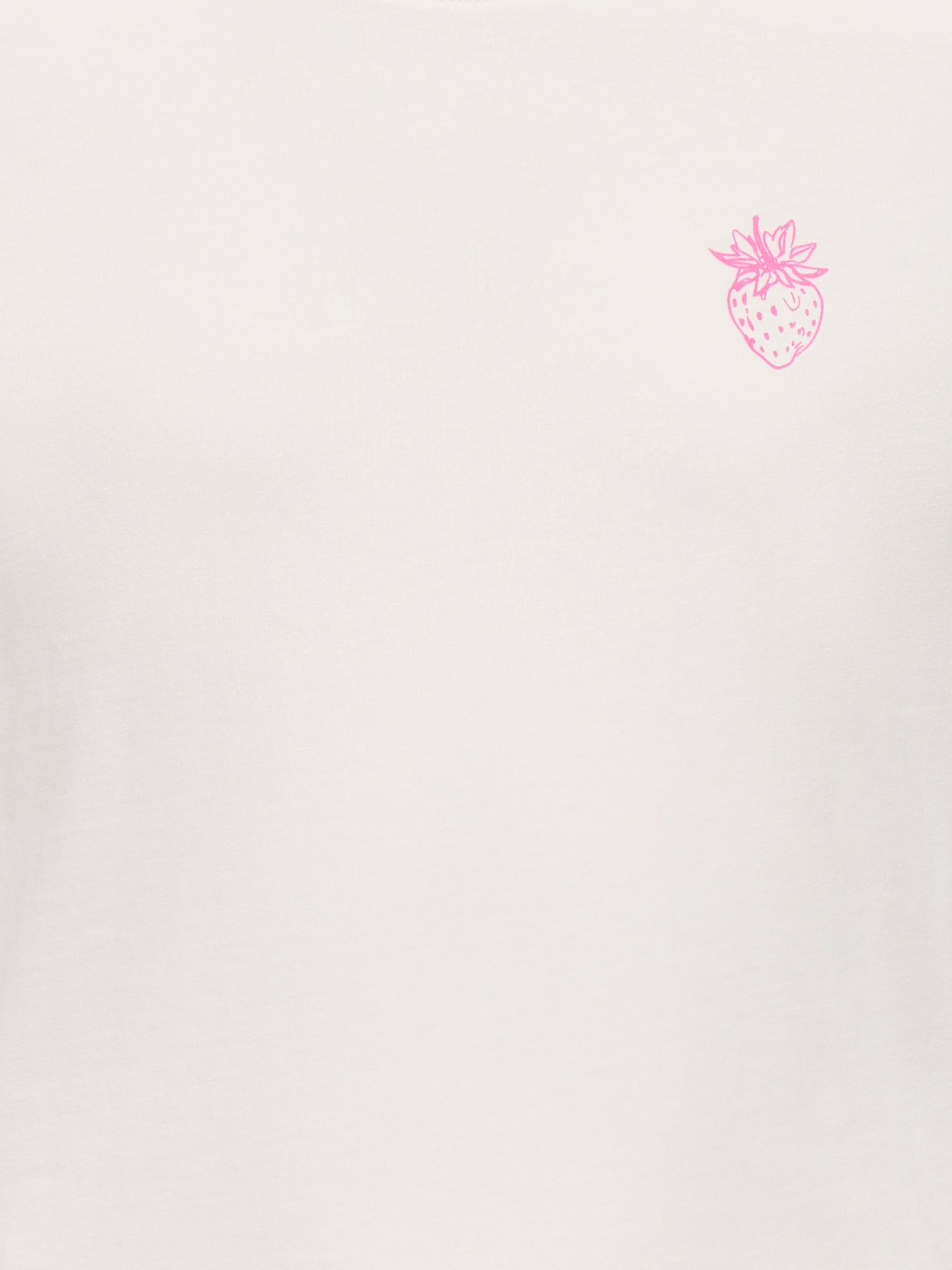 Only KOGBOLETTE LIFE S/S TOP JRS Cloud Dancer/Summer pocket (fuchsia 2900166117025