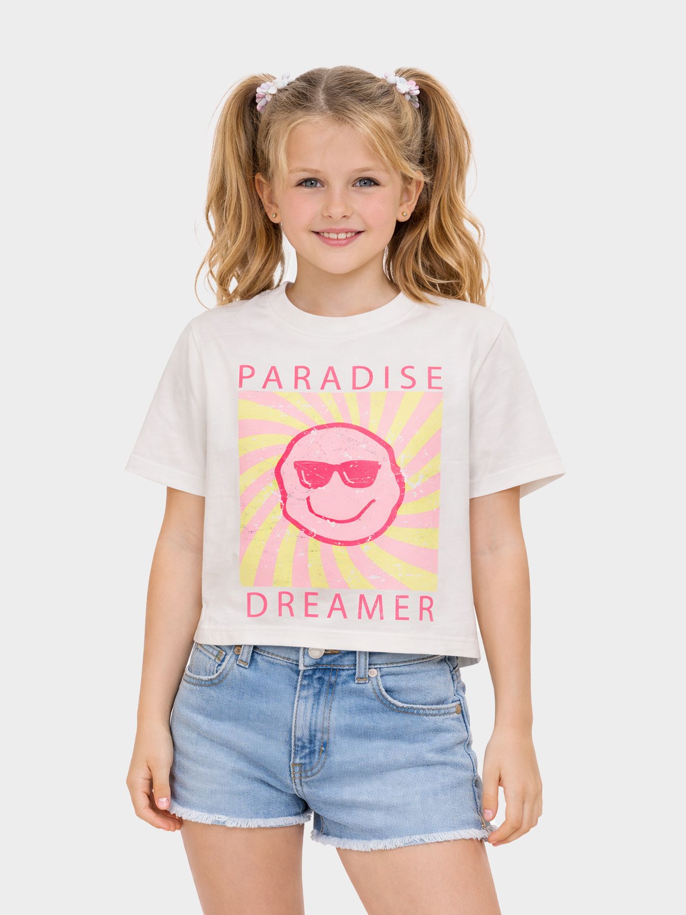 Only KOGCARTY-SUN LIFE S/S TEE OT JRS Cloud Dancer/2024 BRODERIE ANGLAISE 00117678-EKA26011400000187