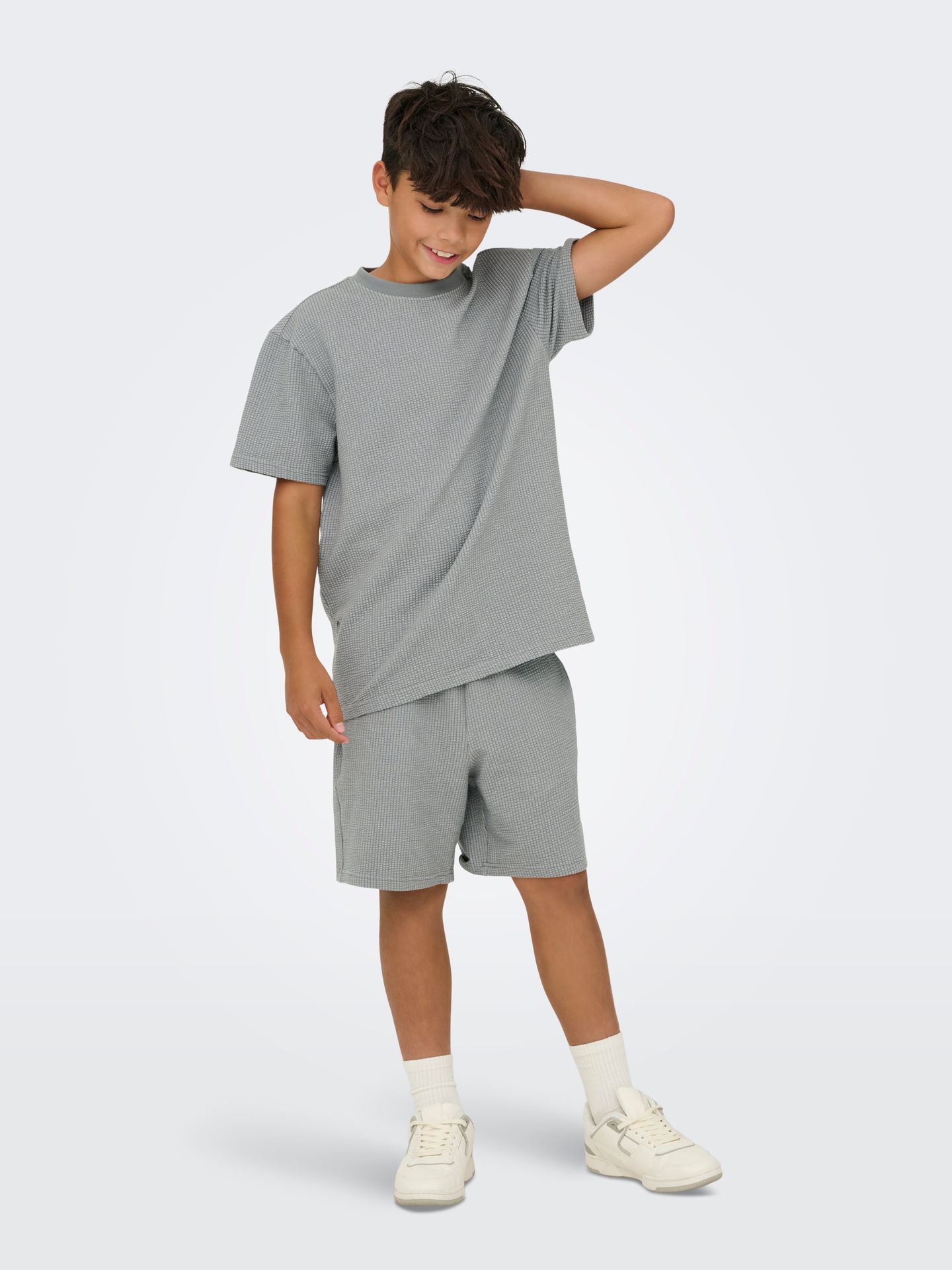 Only & Sons OSJKIAN LIFE RLX SS STRP TEE JRS NO Sedona Sage/GLACIER GRAY 2900165123041