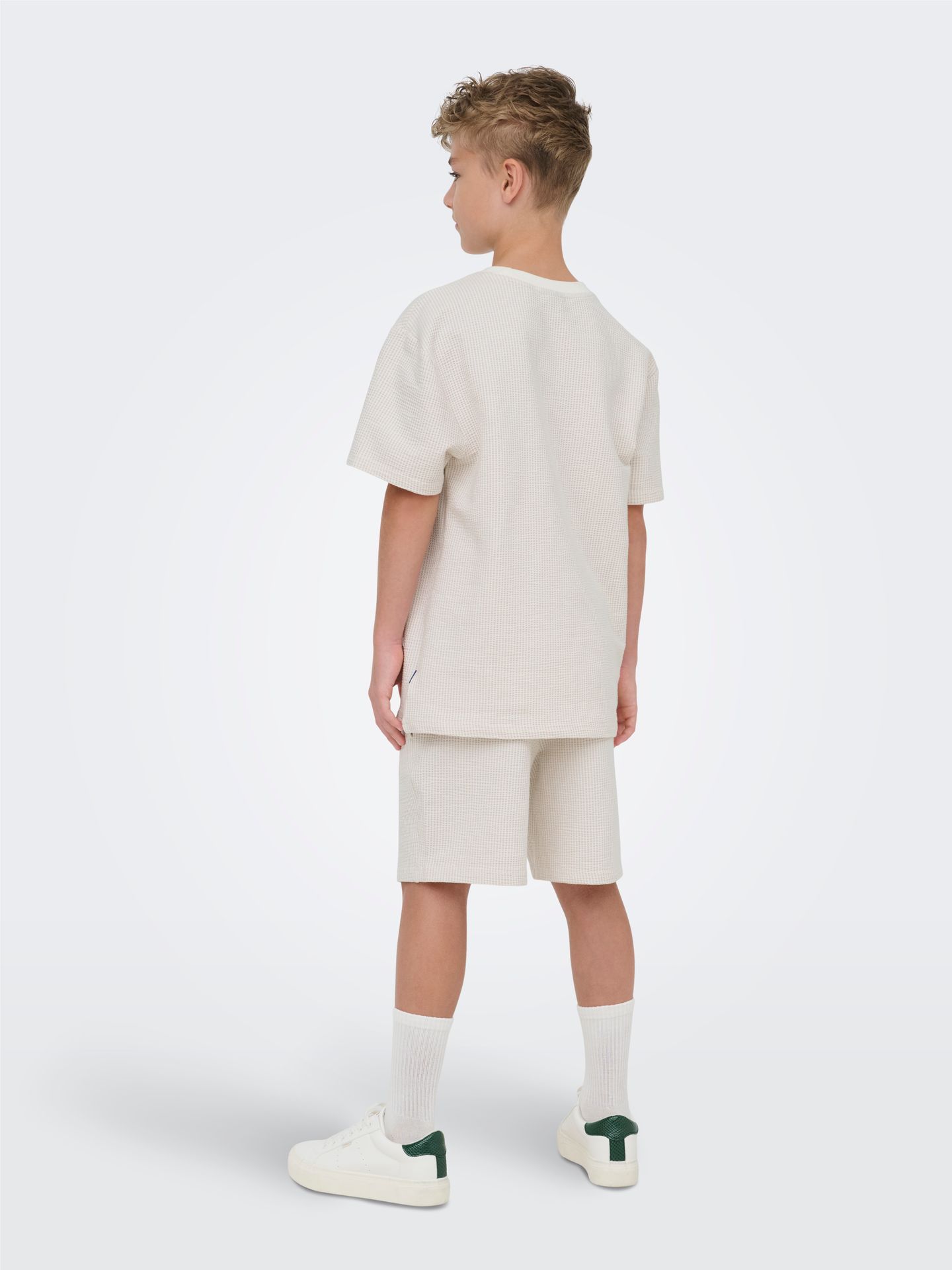 Only & Sons OSJKIAN LIFE RLX SS STRP TEE JRS NO Egret/PUMICE STONE 2900165124017