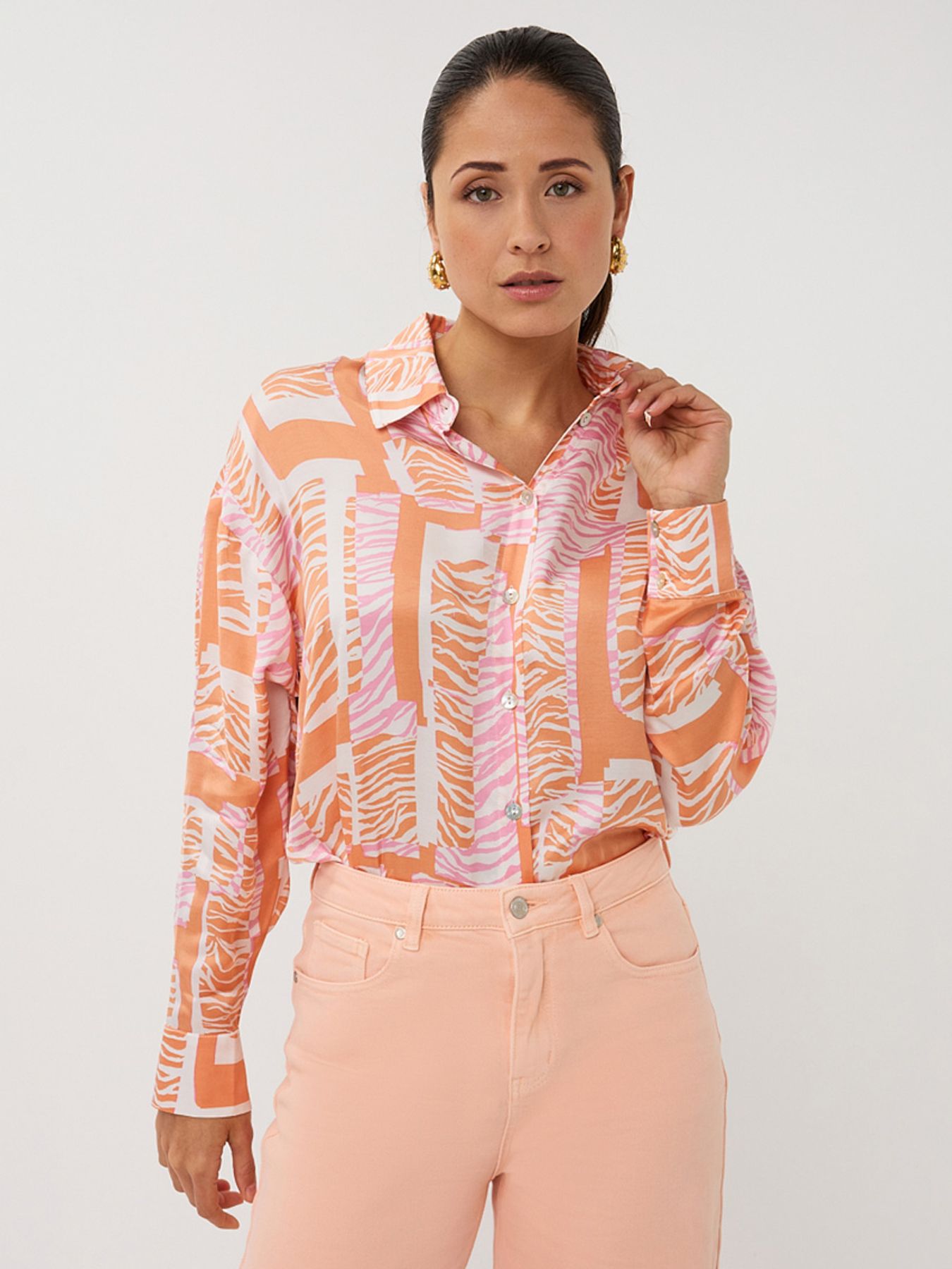 Esqualo Blouse Divine Blocks 999 print 2900165131138