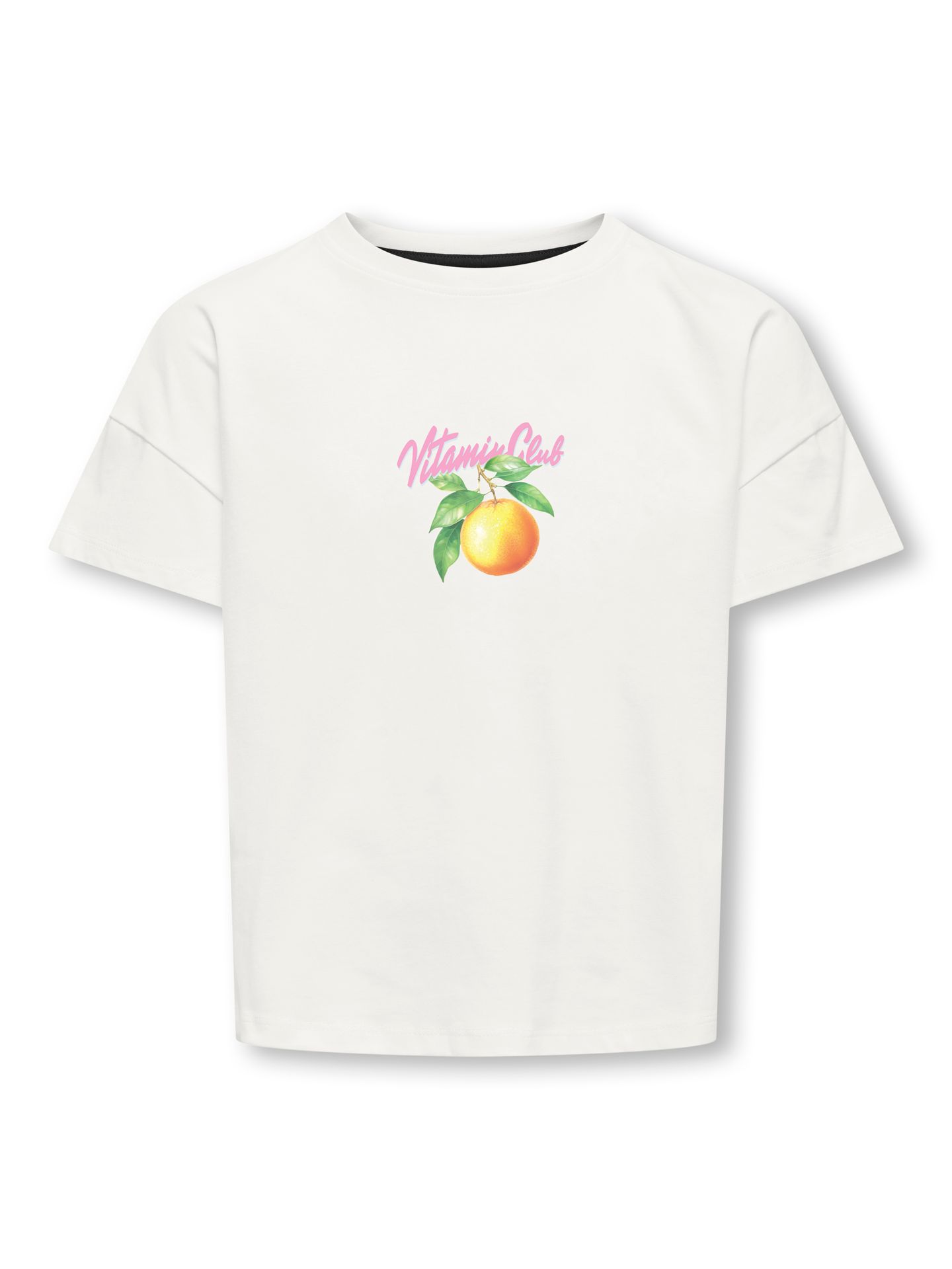 Only KOGMELLIE LIFE S/S LOOSE PRINT TOP Cloud Dancer/Ponderose 00117692-EKA26011400000562