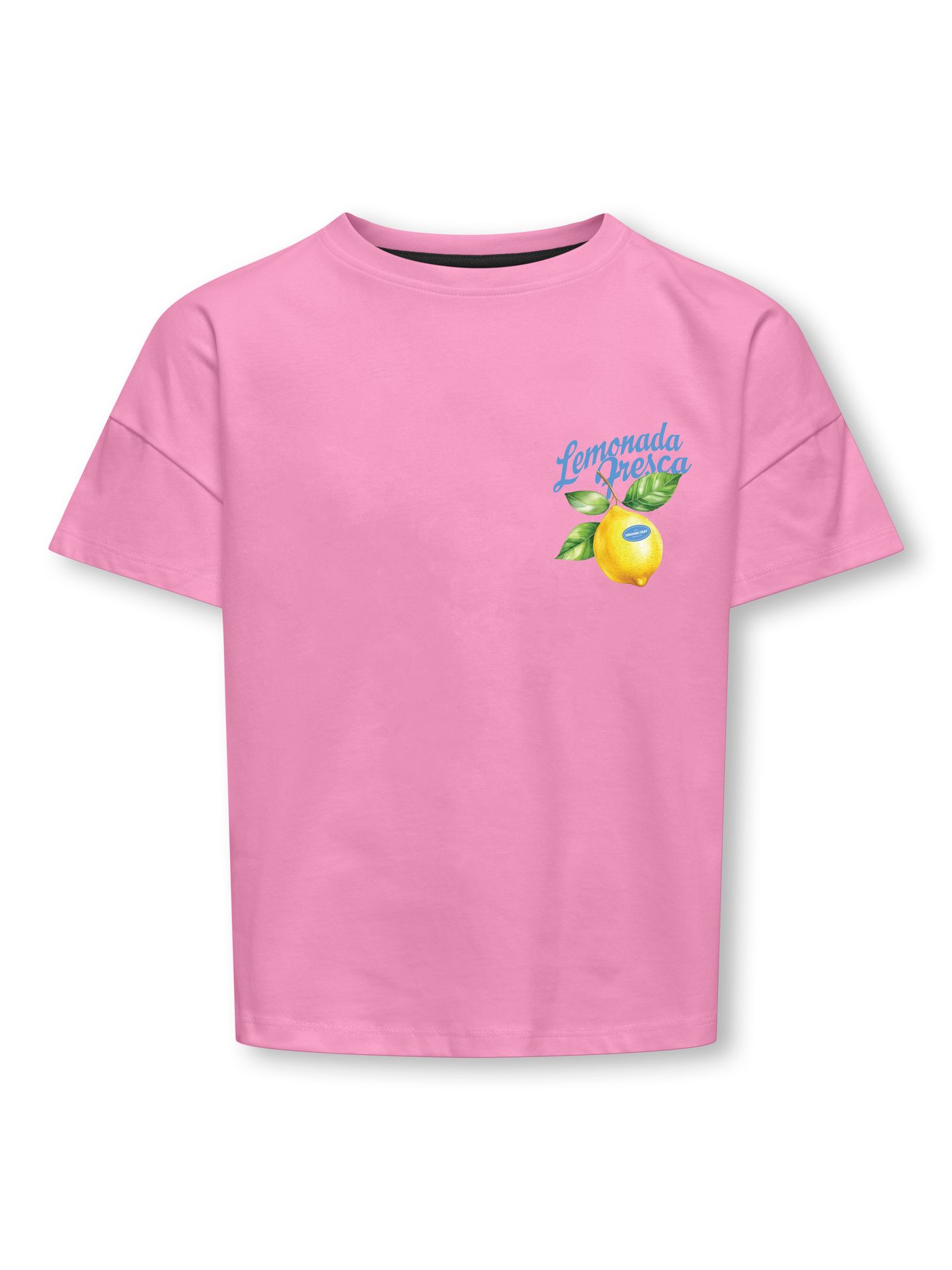 Only KOGMELLIE LIFE S/S LOOSE PRINT TOP Begonia Pink/Pirouette 00117692-EKA26011400002051