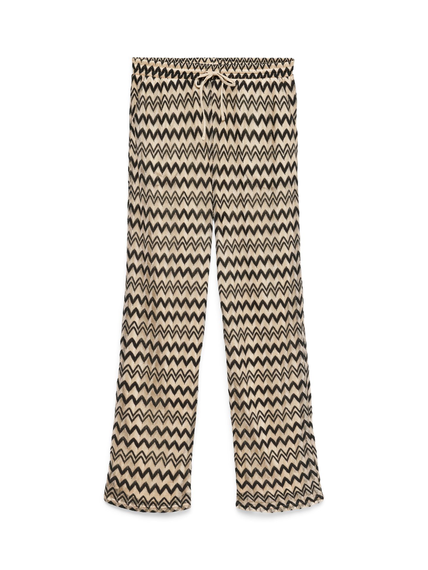 Vero Moda VMVIOLA HW WIDE PANTS JRS Black/COATED 2900165158043