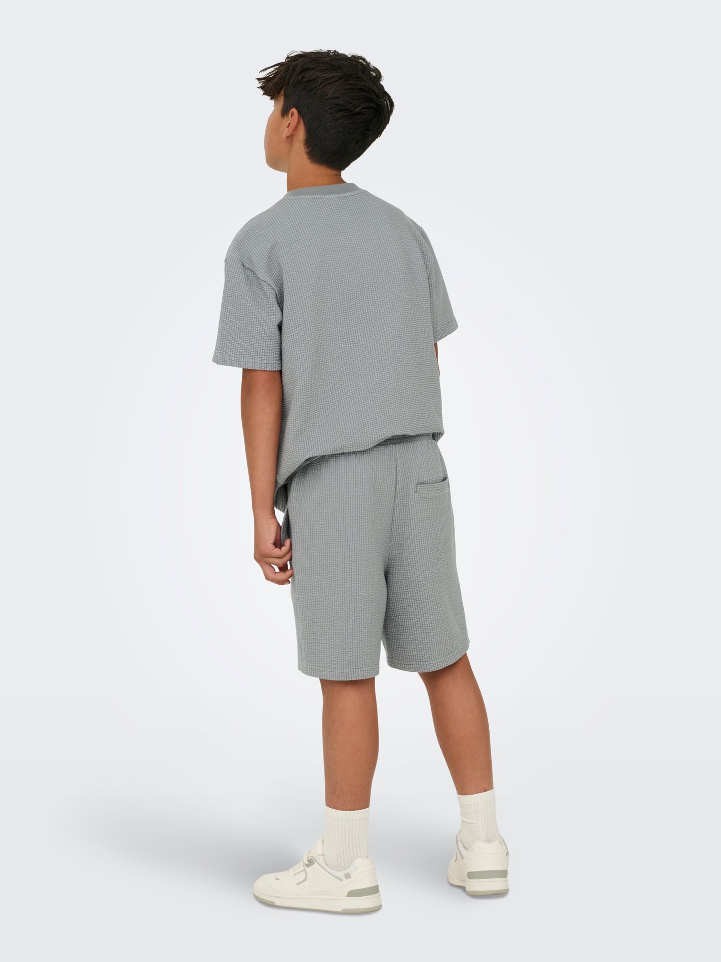 Only & Sons OSJKIAN LIFE REG STRP SHORT JRS NOO Sedona Sage/GLACIER GRAY 2900165159040