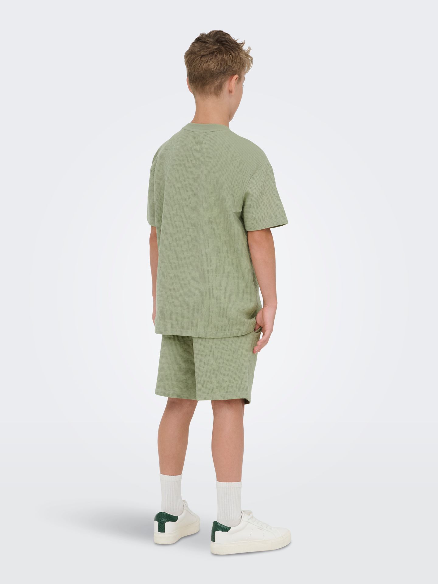 Only & Sons OSJKIAN LIFE REG STRP SHORT JRS NOO Seagrass 2900165161036