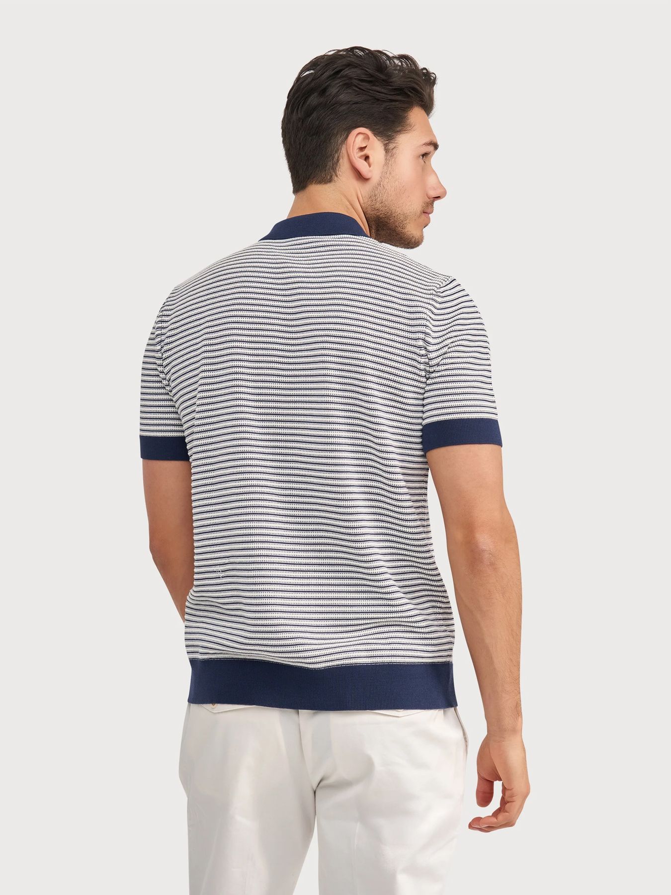 Blue Industry Knitted polo Denim Blue 2900165164068