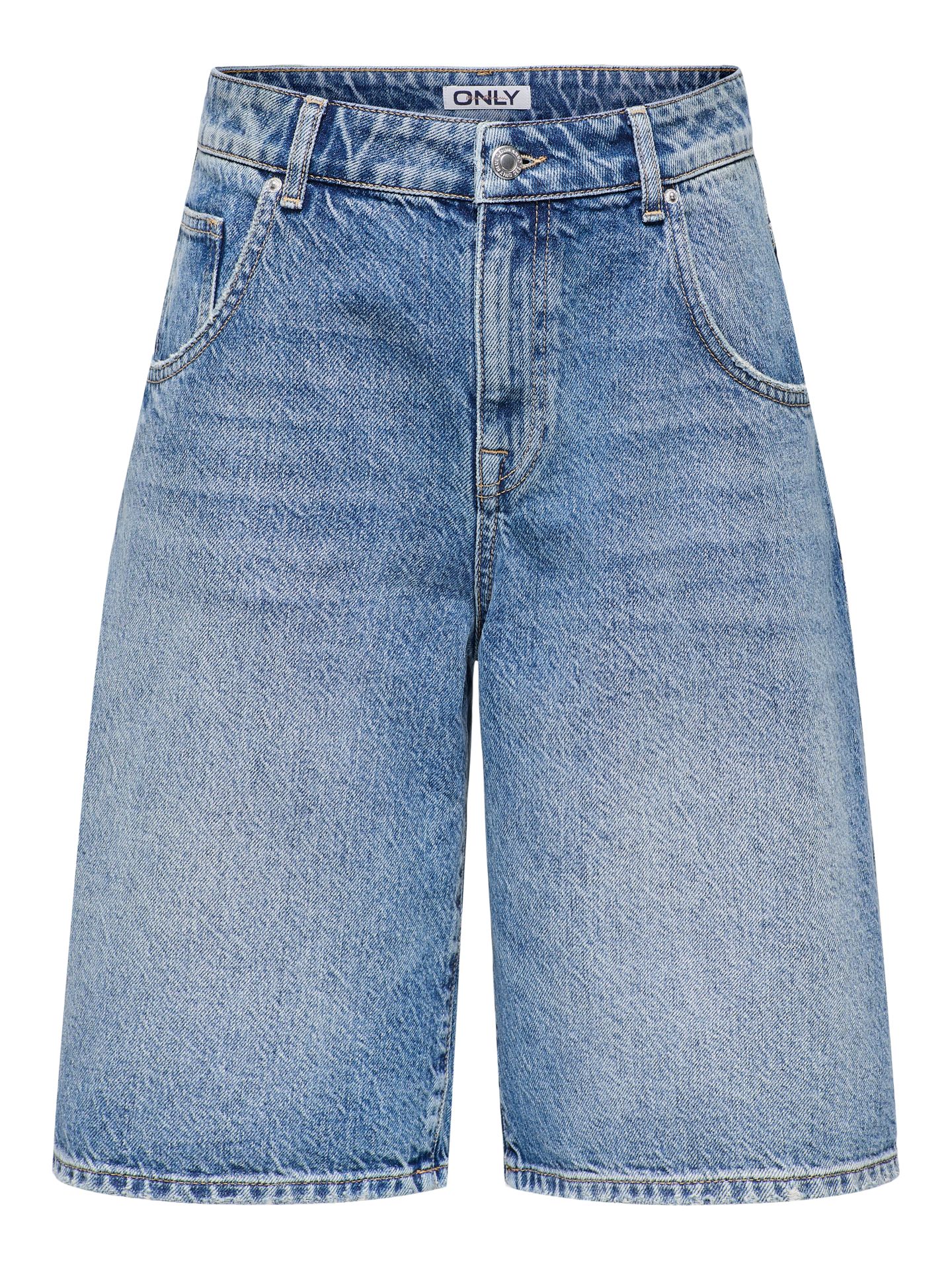 Only ONLMATE REG BAGGY LONG SHORTS DNM N Medium Blue Denim 00117706-EKA26011400000053