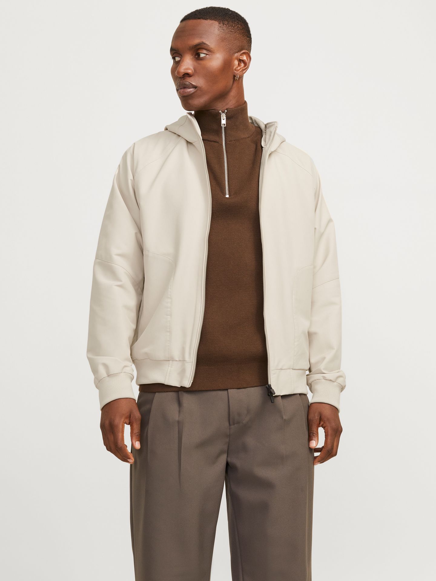 Jack & Jones JJEPERFECT BOMBER NOOS Moonbeam 2900165177020