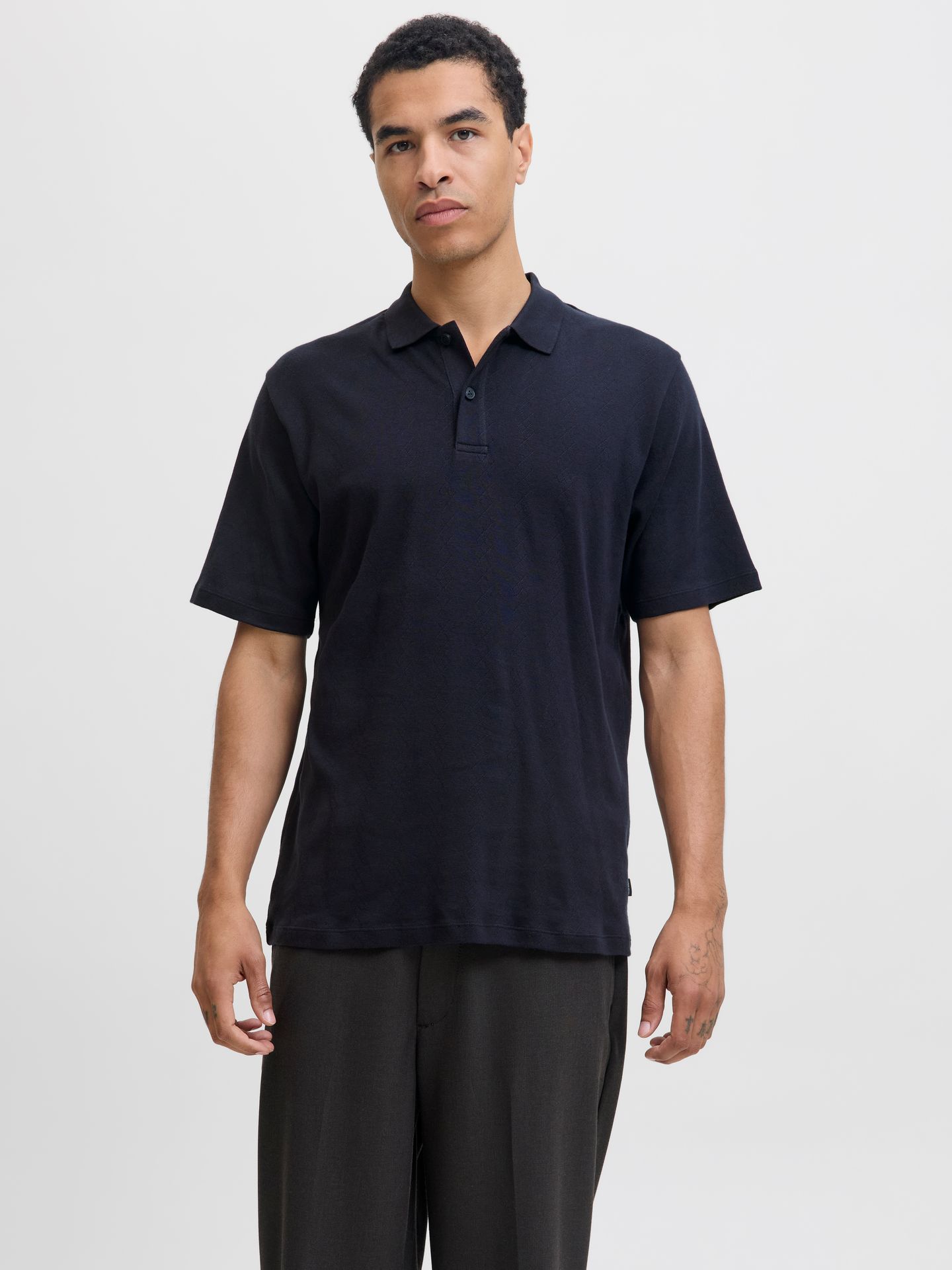 Jack & Jones JPRBLAROMAN SS POLO STYD AW25 Night Sky 00117710-EKA26011400001487