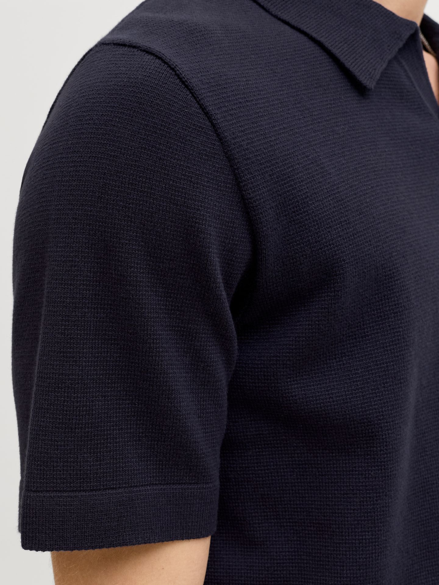 Jack & Jones JPRBLAMILANO SPRING SPLIT NECK SS S Night Sky 2900165180013