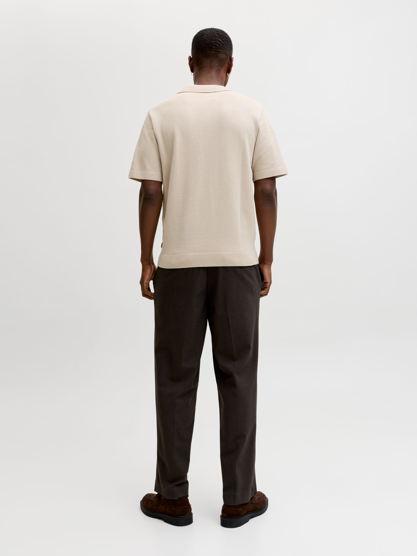 Jack & Jones JPRBLAMILANO SPRING SPLIT NECK SS S Ancient Scroll 2900165179017