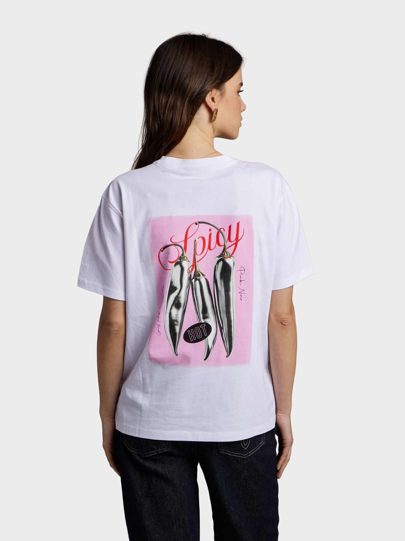 Pink Noir Spicy t-shirt White 2900165204061