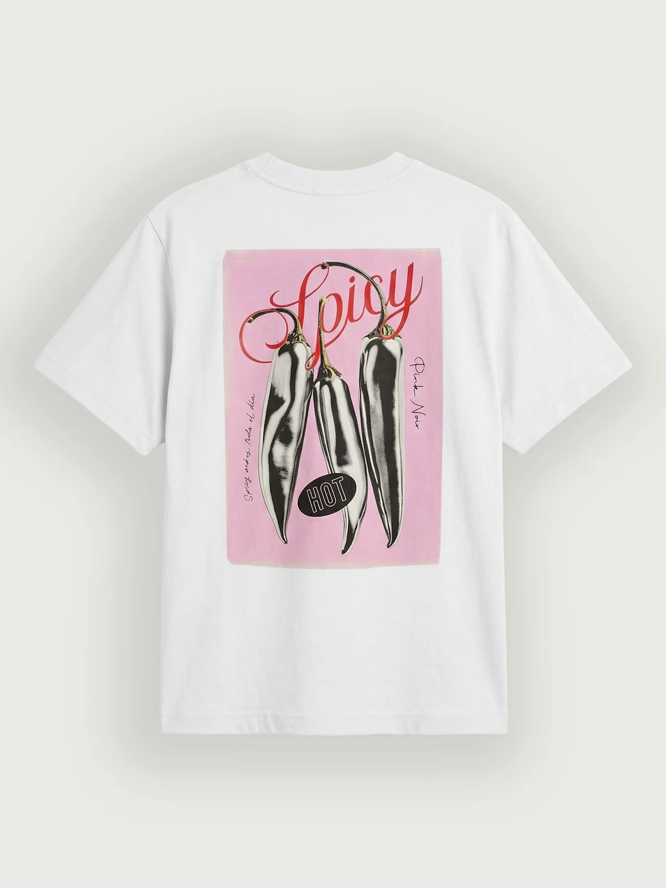 Pink Noir Spicy t-shirt White 2900165204061