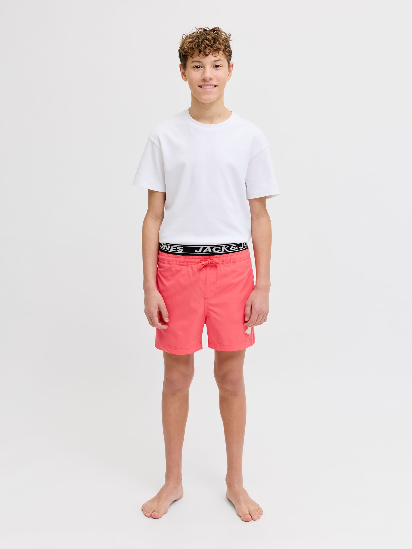 Jack & Jones JPSTMAUI SURF DOUBLE WB SWIMSHORT S Hot Coral 2900165208021