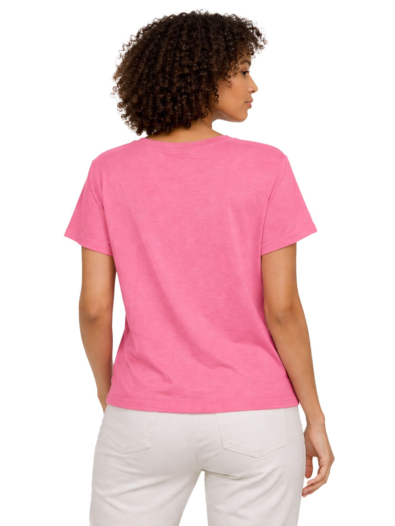 Only ONLBELLE S/S HEART TOP CS JRS Wild Orchid/Daisy 2900165211021