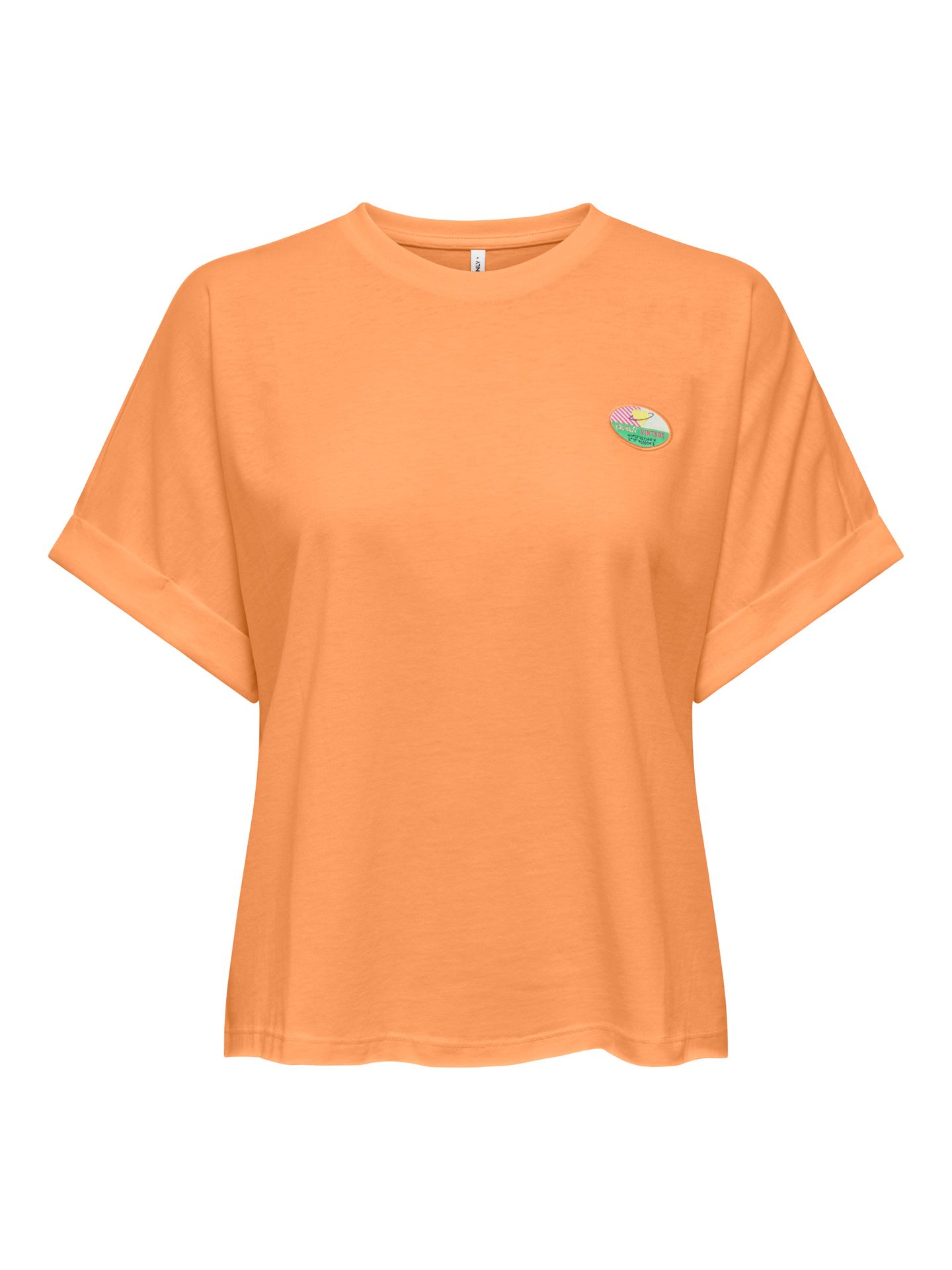 Only ONLMINNA S/S TOP CS PR JRS Mock Orange/Only badge 00117741-EKA26011400003406