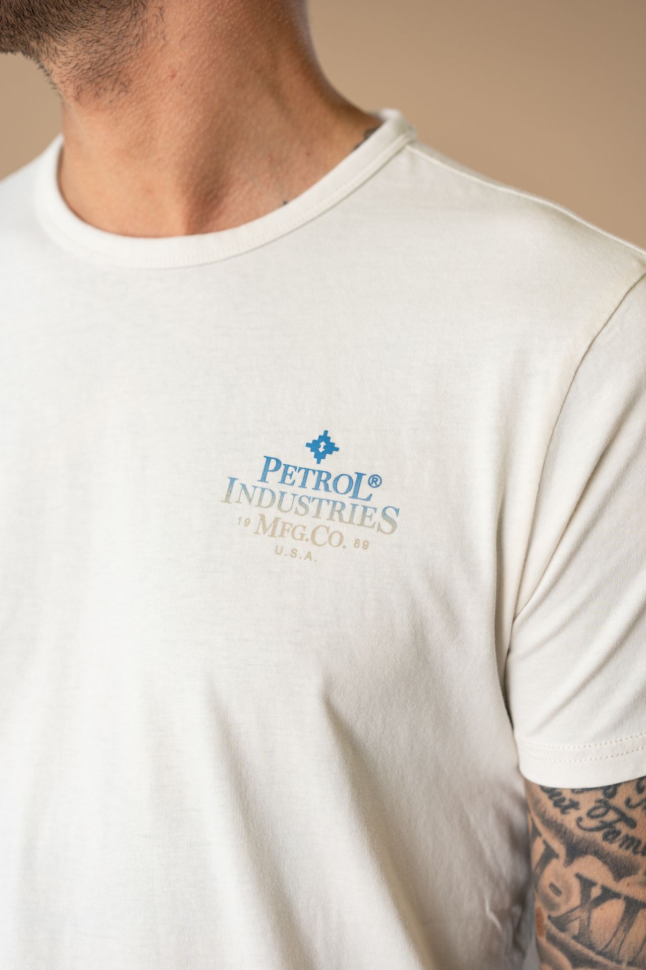 Petrol Industries Men T-Shirt SS Classic Print 0112 seashell 2900165256084